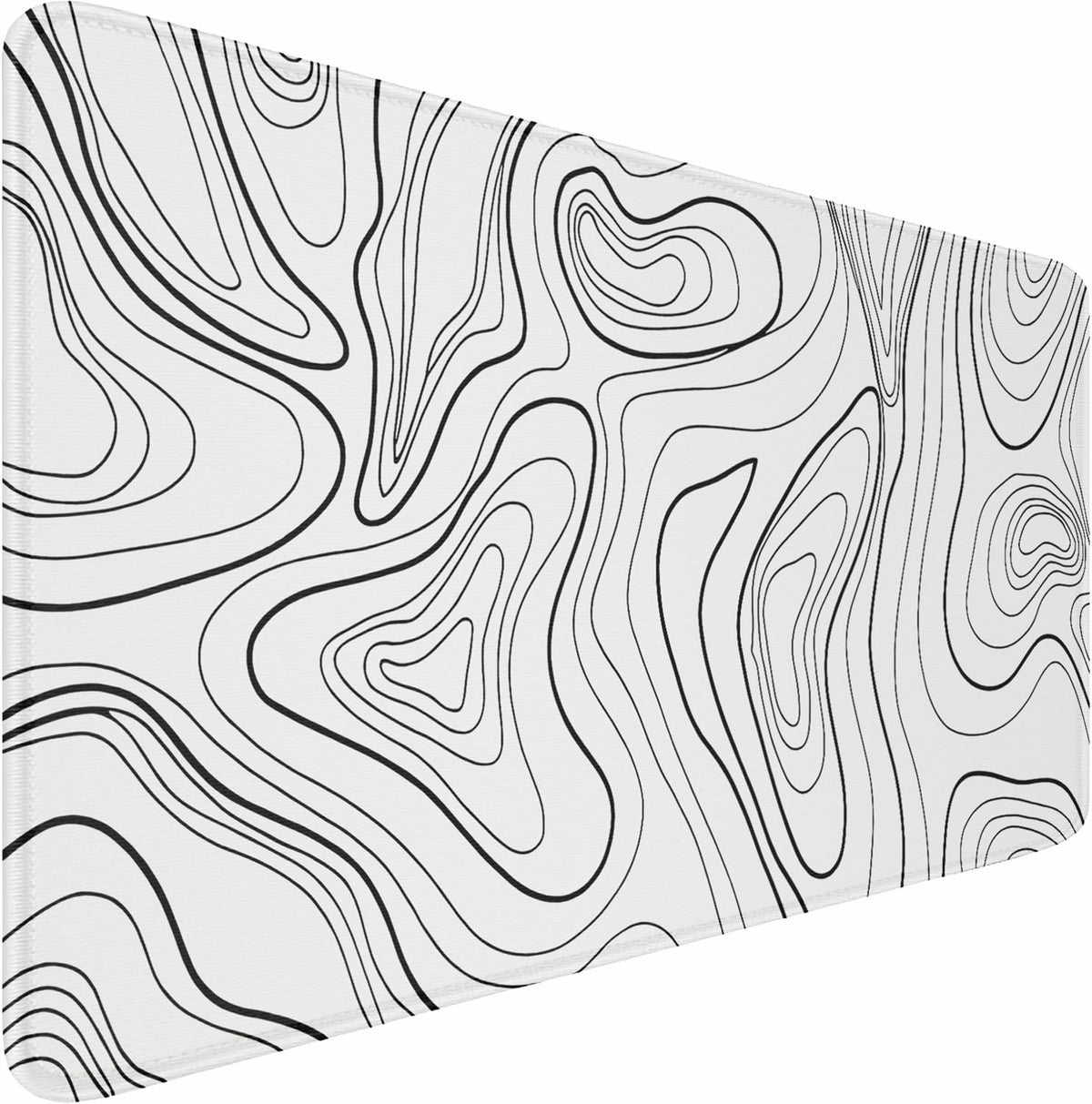 Mouse Pad Gaming, Extra Large Mousepad with Stitched Edges, Non-Slip Base | Large MousePad, Premium Microfiber Cloth Surface, Waterproof Keyboard Desk Mat for Home Office Gaming, 31.5 x 11.8 in, Black