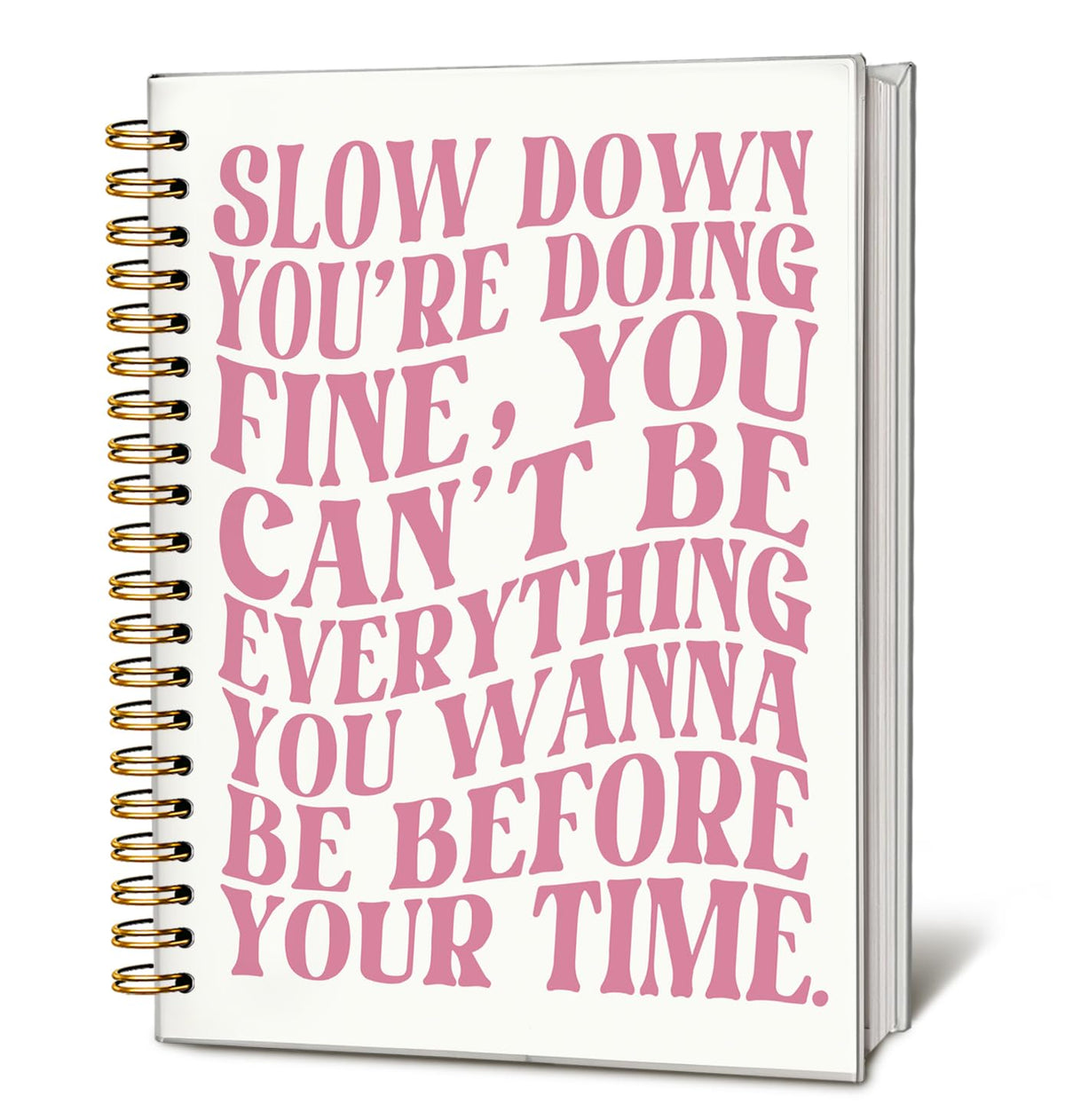 Cute Pink Bow Journal for Teen Girls & Women, Cute School Supplies - Cute Preppy Bow Stuff Birthday Gifts for Women Girls, Coquette Stuff Pink Bow Bible Hardcover Spiral Notebook 5.5x8.3