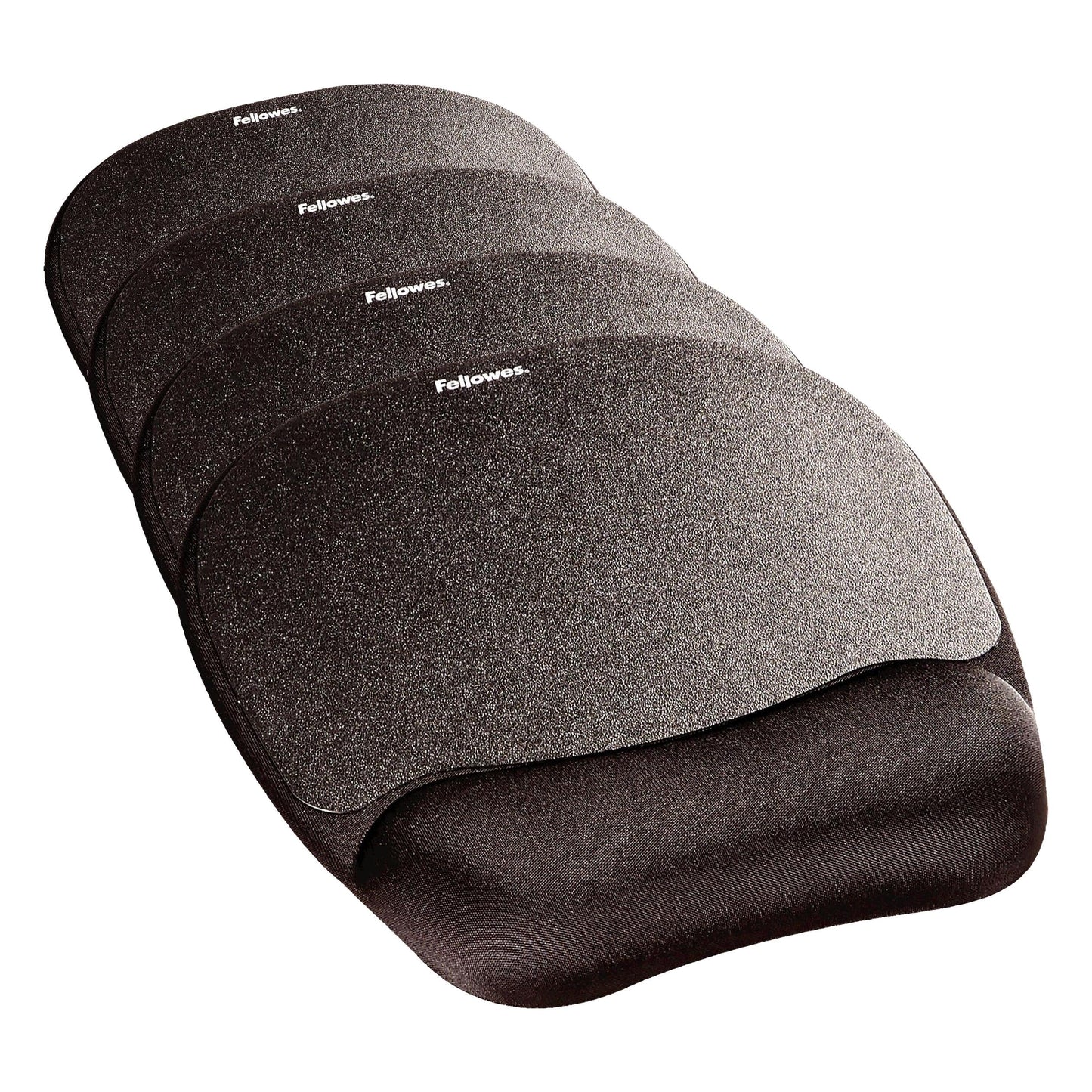 Fellowes Memory Foam Mouse Pad/Wrist Rest- Black (9176501)