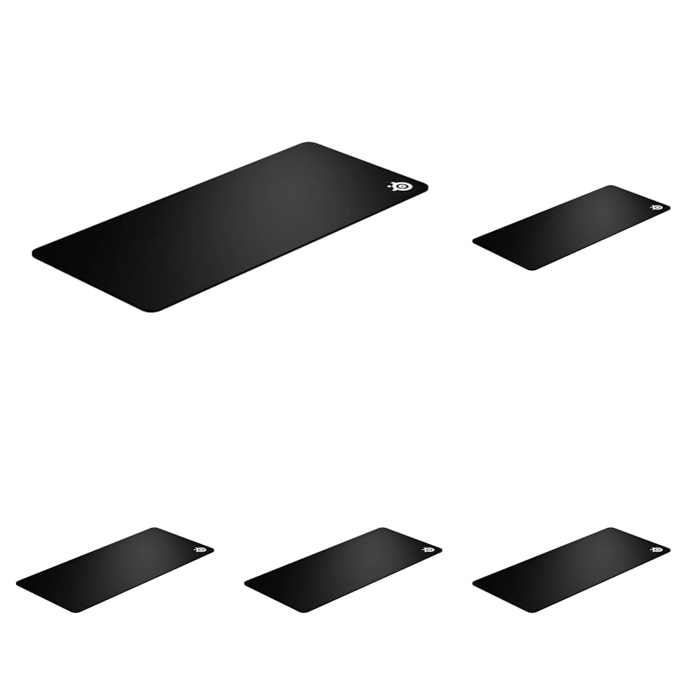 SteelSeries QcK Gaming Mouse Pad - XXL Cloth - Peak Tracking and Stability - Esports Mousepad - Never-Slip - Full Desk Coverage