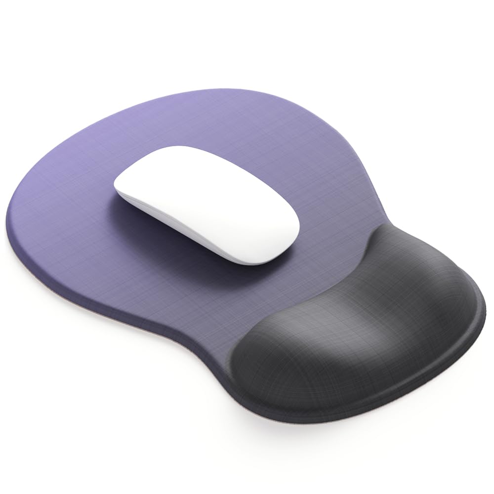 ErgoComfort Gel Wrist Rest Mouse Pad-Ergonomic Office Mousepad with Wrist Support-Non-Slip, Design Desk Accessories Mat for Home&Game Decor (06Mocha Sand)