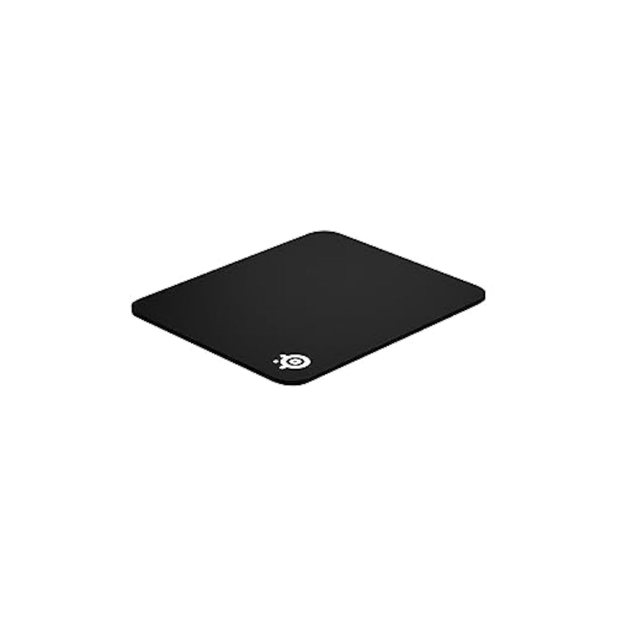 SteelSeries QcK Medium Gaming Mousepad — Black — Non-Slip Silicone Rubber Base — Peak Tracking and Stability — Optimized for Gaming Sensors — 320 mm x 270 mm — FPS, MOBAs, RTS, MMO