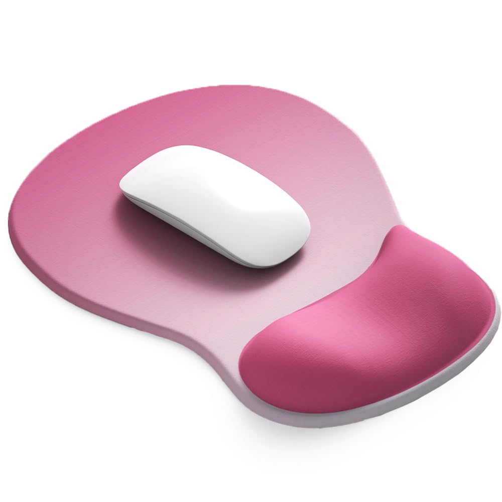 ErgoComfort Gel Wrist Rest Mouse Pad-Ergonomic Office Mousepad with Wrist Support-Non-Slip, Design Desk Accessories Mat for Home&Game Decor (06Mocha Sand)