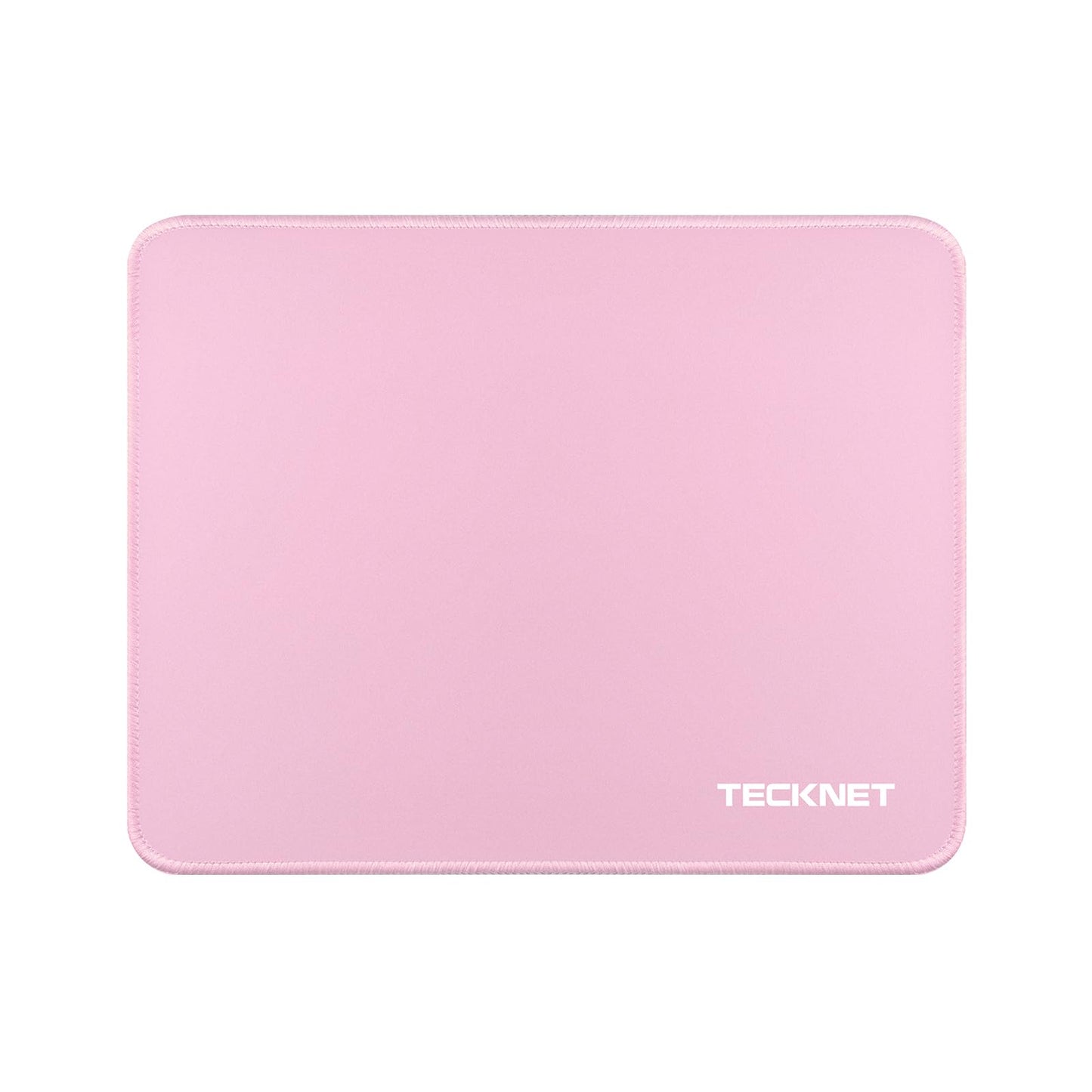 TECKNET Mouse Pad with Durable Anti-fray Stitching, Black Small Mousepad | Anti-slip Rubber Base, Ultra-smooth Surface, Waterproof Material, Gaming Mouse Mat for Laptop for Laser and Optical Mice