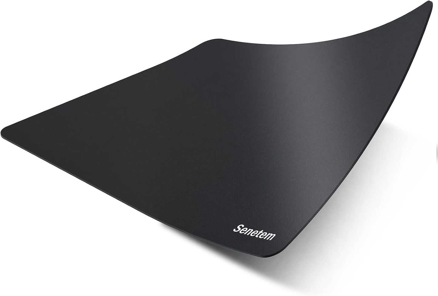 Senetem 4-Pack Mouse Pad, Smooth Gaming Mousepad, Non-Slip Black | 11x8.6 in. Ultra-smooth washable surface for wired and wireless mice; compact size fits desk, laptop, PC, gaming & office