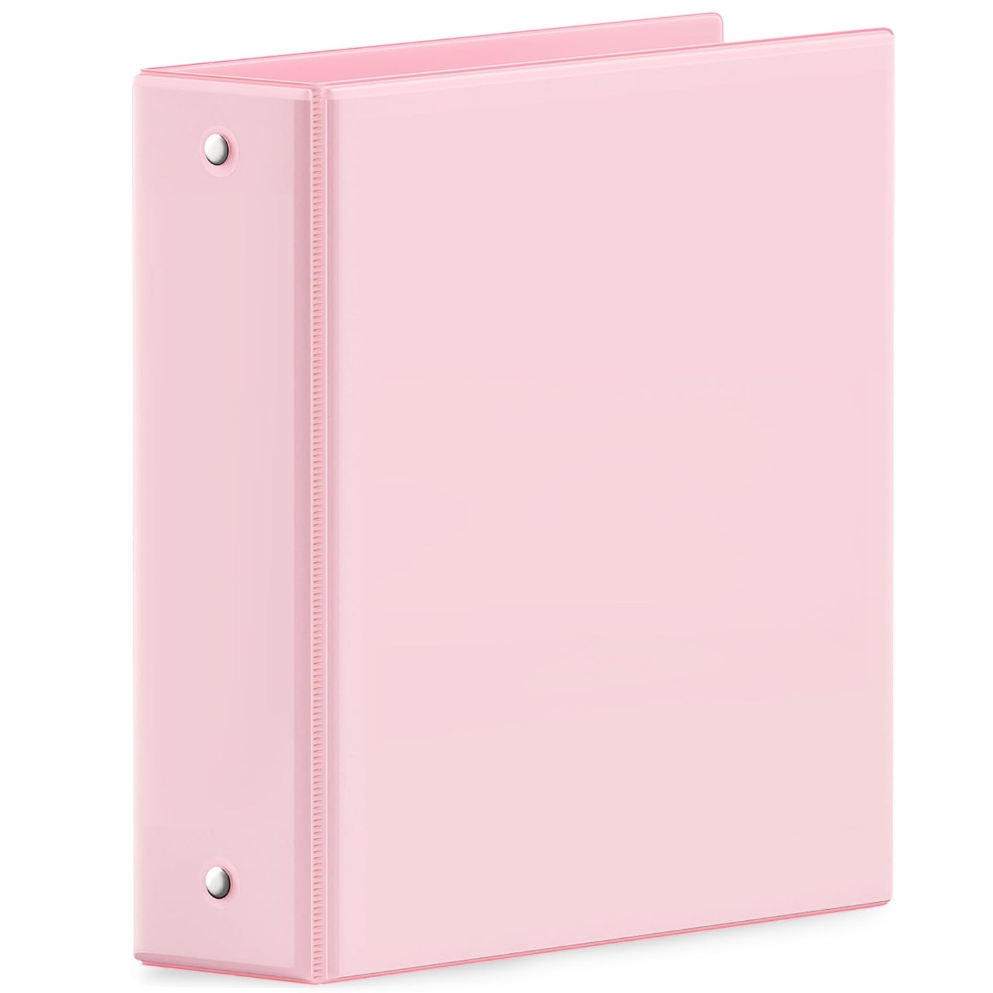 SUNEE 3 Ring Binder 1 Inch Pink 1 Pack, Holds 175 Sheets of Letter Paper, Clear View 1" Three Ring PVC-Free (Fit 8.5x11 Inches) for School or Office Supplies