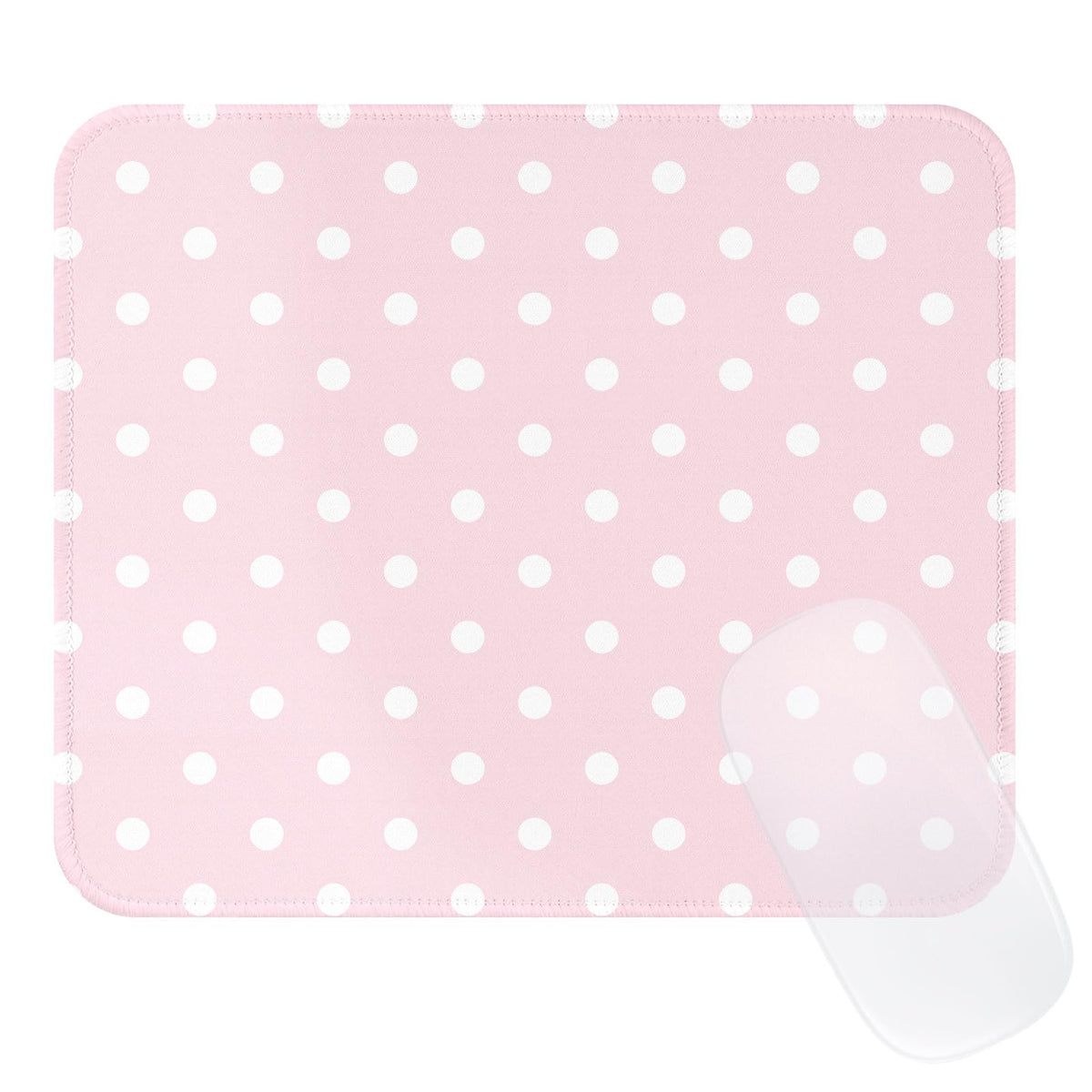 Cute Blue Stripes Mouse Pad, Waterproof Aesthetics Mouse Pads Design, Non-Slip Rubber Base Computer Simple Funny Mousepad,Small Mouse Mat Desk Accessories,Light Blue