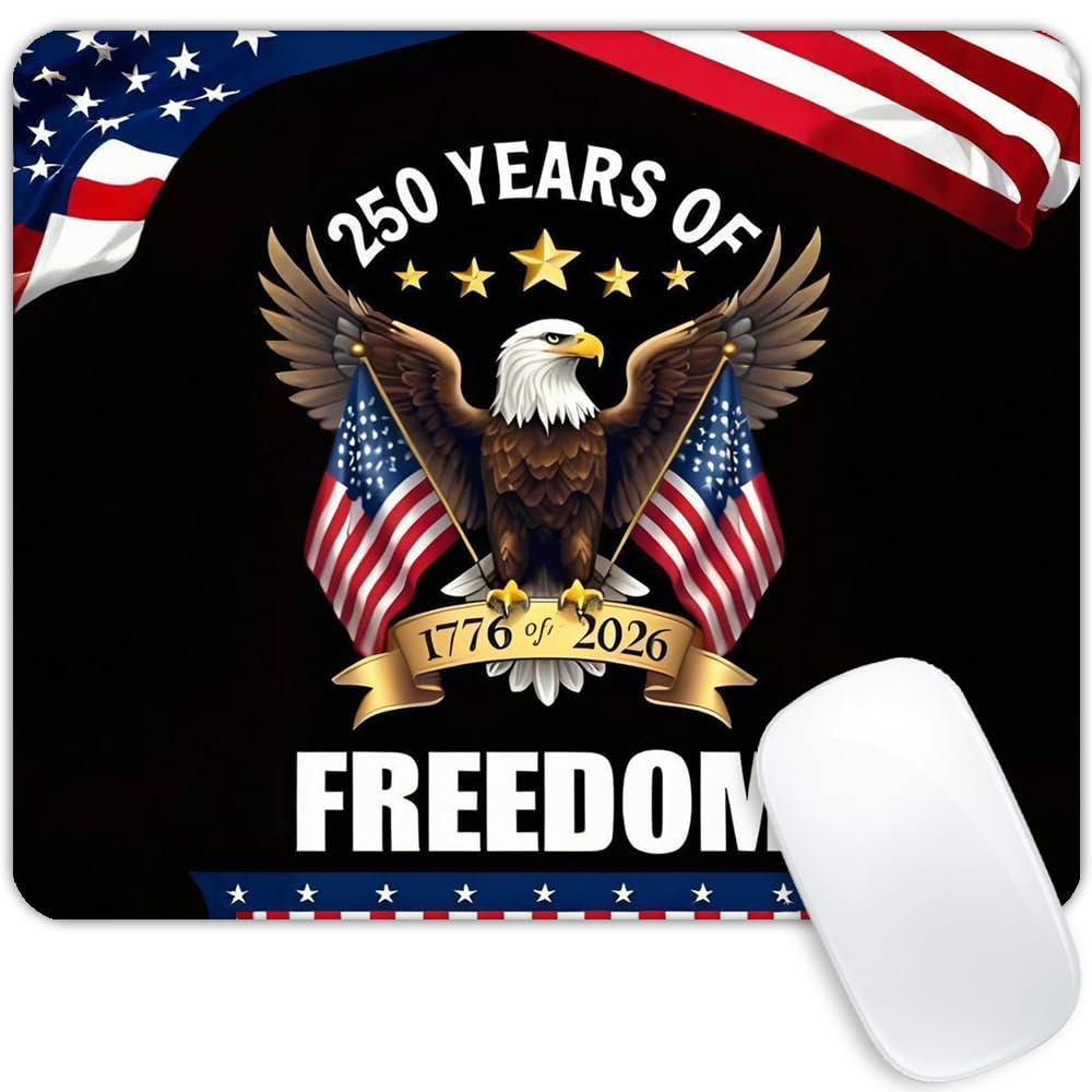 United States National Flag Mousepad Non-Slip Rubber Base Mouse Pads for Computers Laptop Office Desk Accessories Mouse pad (National Flag, 1pc)