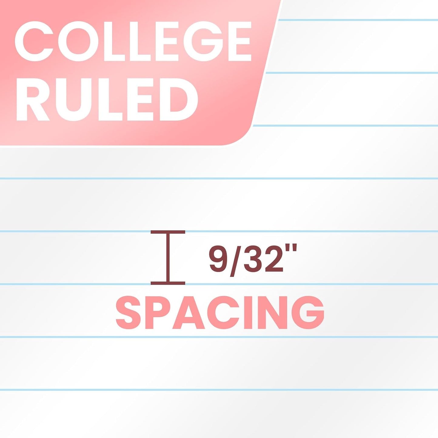 Oucaru 1 Subject Spiral Notebook College Ruled 3 Pack, 140 Pages | 70 Sheets, 8 x 10.5 in, 3-Hole Punched, School Notebook, Writing Notebook, Home, Office Supplies