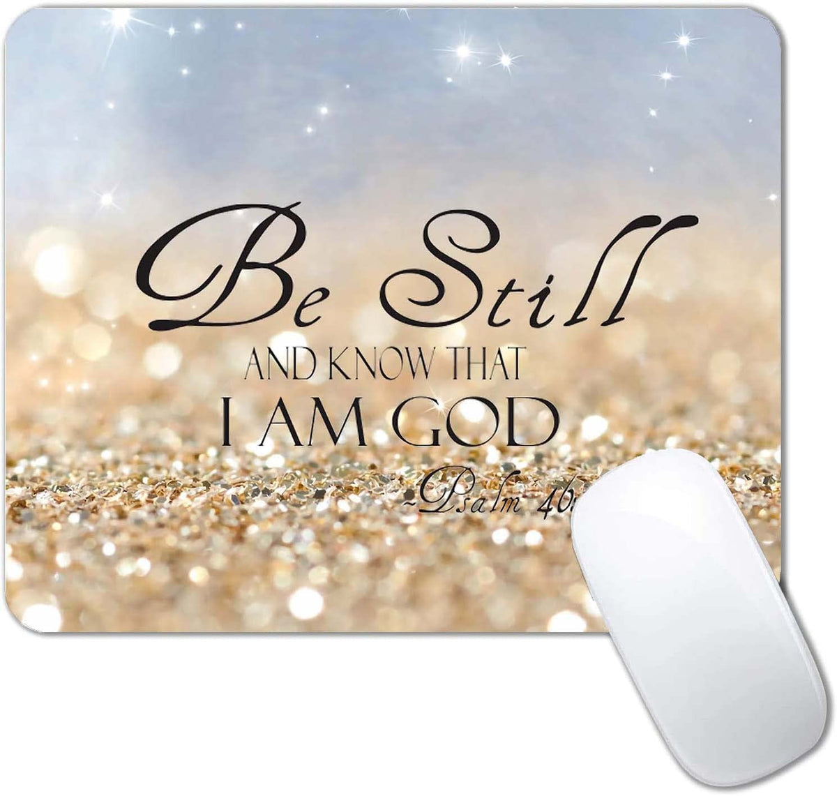 Beach Sunset Mouse Pad,Cute Mouse pad,Custom Small Mouse Pads with Designs,Portable Office Non-Slip Rubber Base Wireless Mouse Pad for Laptop
