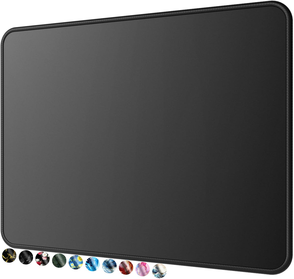 MROCO Essential Office & Gaming Mouse Pad, 30% Larger, 8.5” x 11” in, Black | Anti-Fray Stitched Edges, Premium Textured Surface, Non-Slip Rubber Base, Water and Stain Resistant Protection