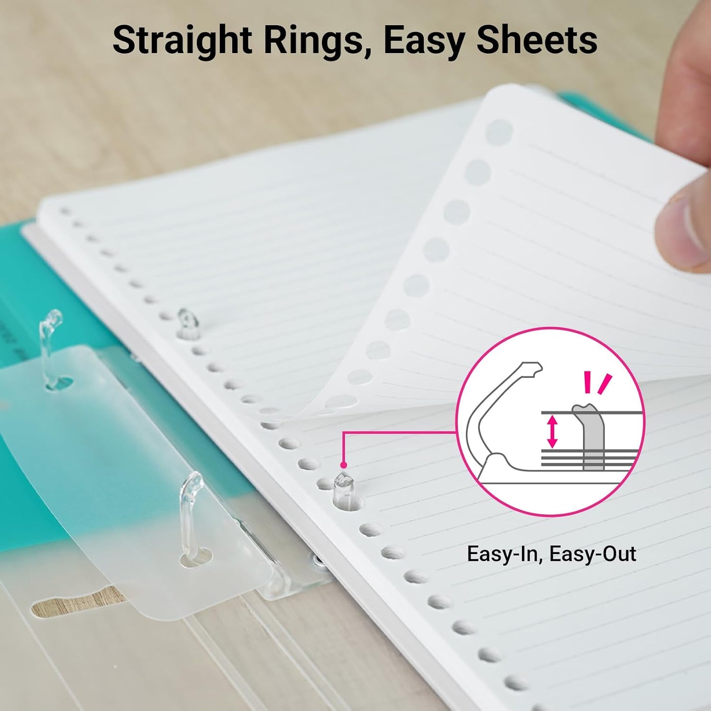 KOKUYO 5 Subject Spiral Notebook Journal, Campus 110 Sheets B5 Refillable Notebook with Dividers Tabs, 6mm Dot Lined Binder Notebook for Work School Note Taking. 9" x 10.5", Yellow