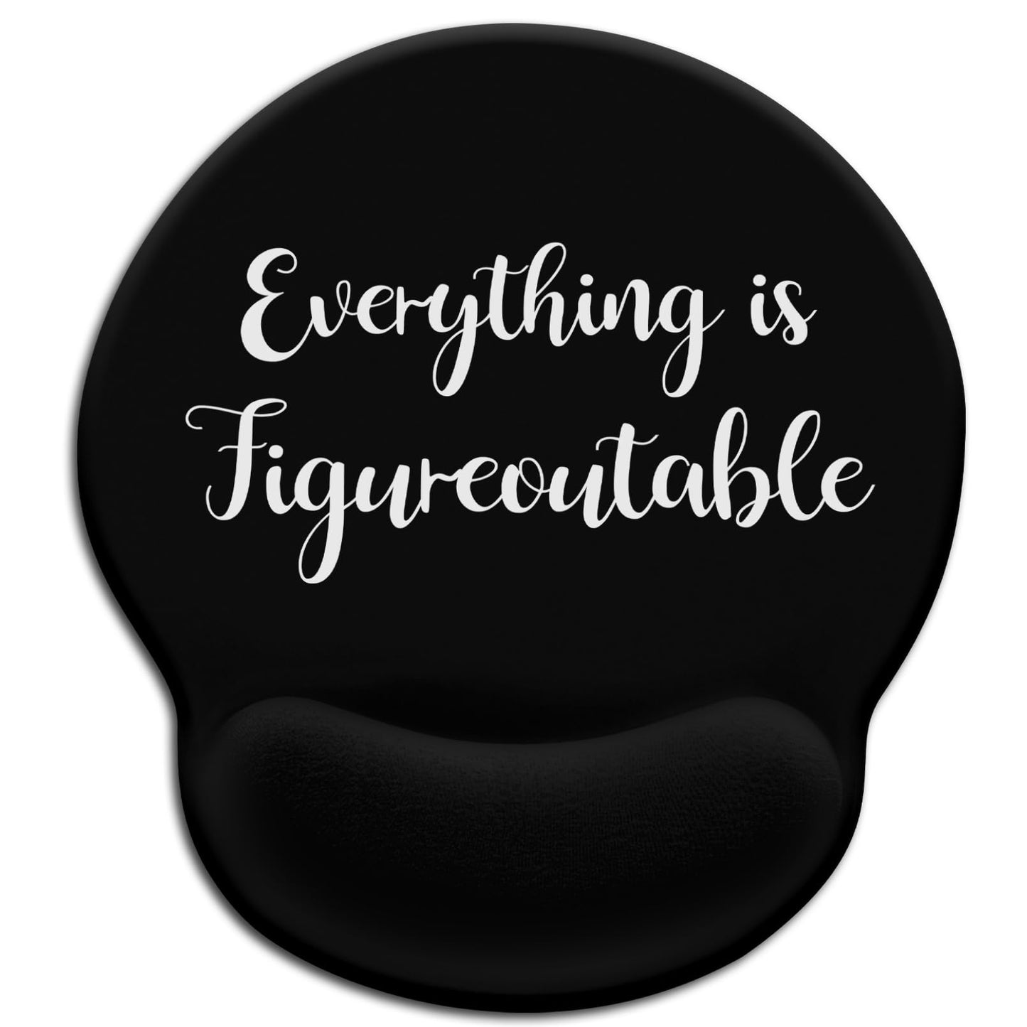 LIMKRIAN Funny Ergonomic Mouse Pad with Wrist Rest, Cat Desk Decor Gifts | Comfort Wrist Support, Cooling Gel Eases Wrist Pain, Non-Slip PU Base, Gaming Computer Cute Office Desk Accessories Supplies