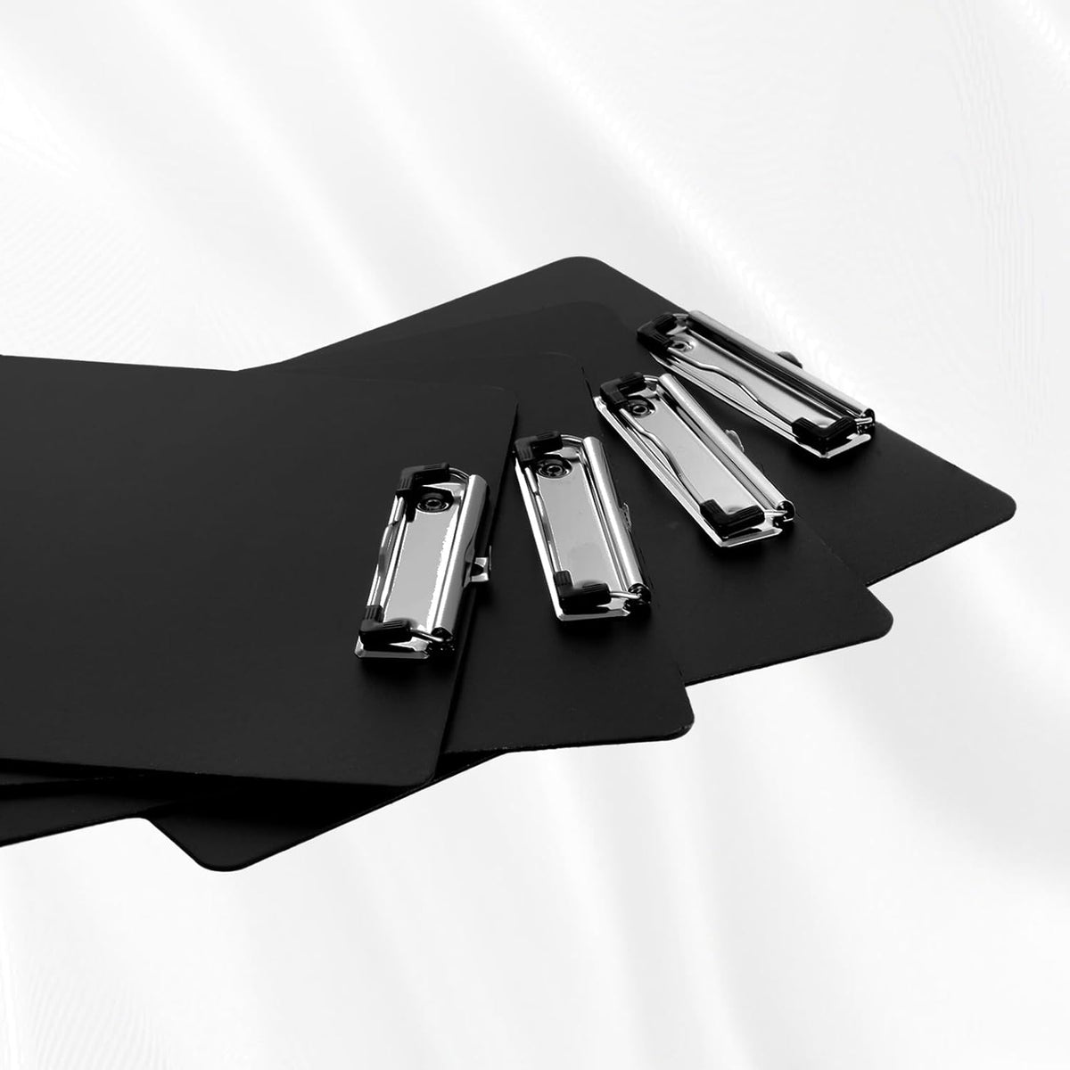 MIVIDE 30 Pack Black Clipboards, Black Plastic Clipboards Bulk, Plastic Office Clipboard 12.4 x 8.9 Inch Size Clipboard for Classroom, Teacher, Home, Office Supply