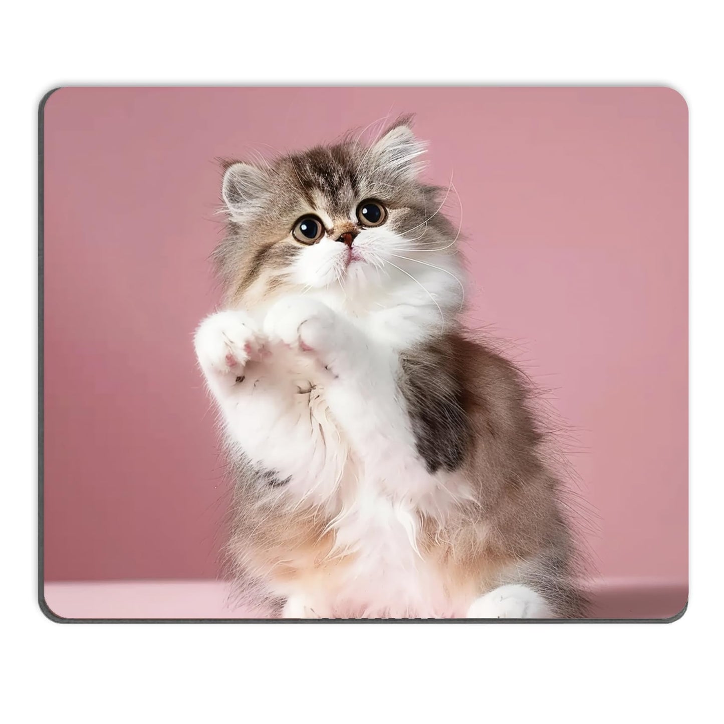 Mouse Pad, Square Mousepad, Personalized Premium-Textured, Non-Slip Rubber Base Mouse Mat, Waterproof Gaming Mouse Pad for Wireless Mouse, Computers, Laptop, Office, Home (Purple Butterfly)