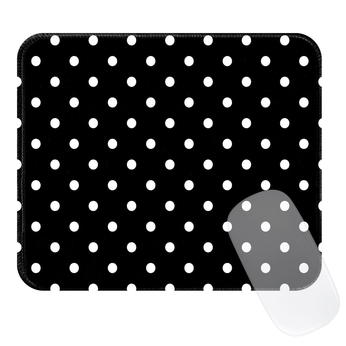 Cute Blue Stripes Mouse Pad, Waterproof Aesthetics Mouse Pads Design, Non-Slip Rubber Base Computer Simple Funny Mousepad,Small Mouse Mat Desk Accessories,Light Blue