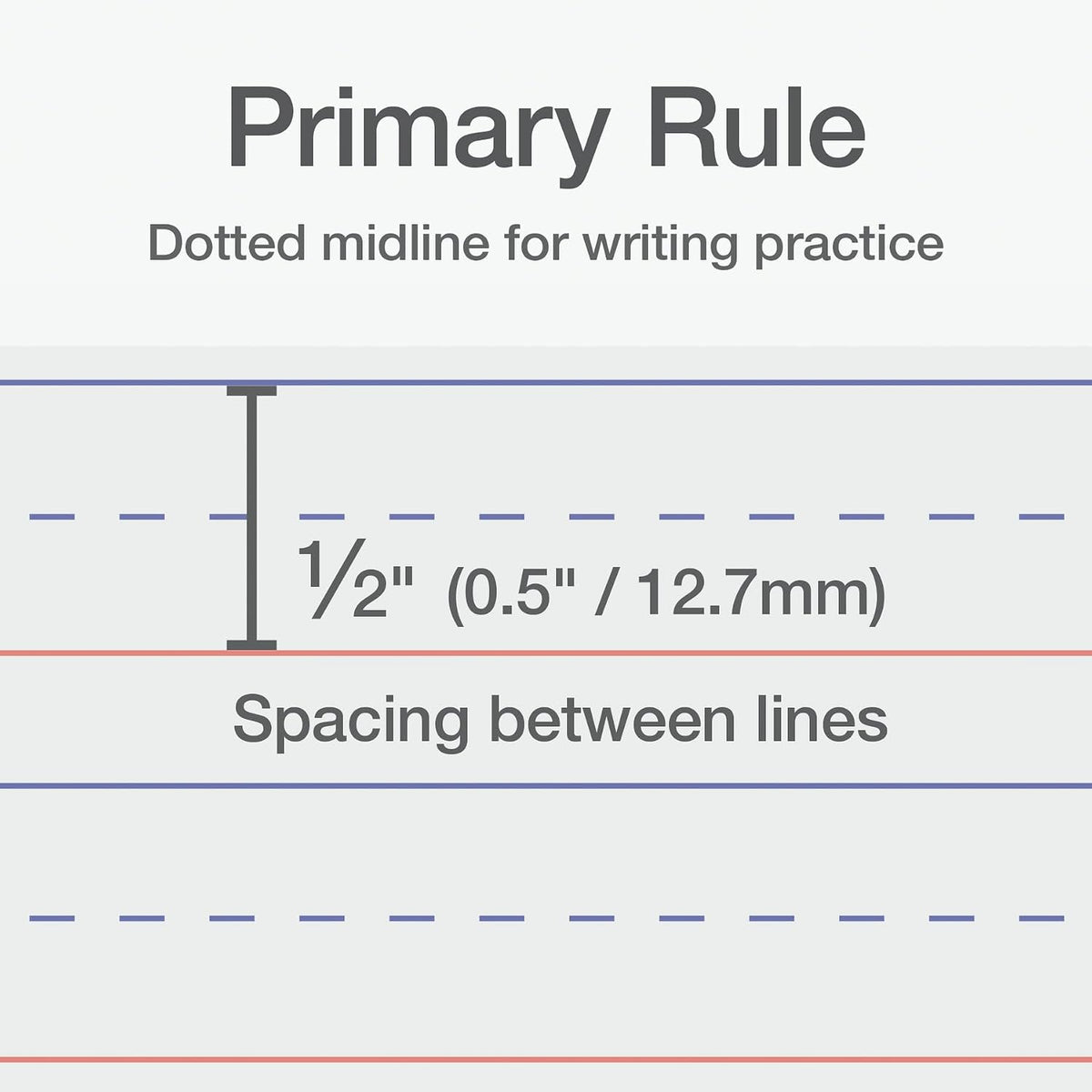 Oxford Primary Ruled Composition Notebooks, 9-3/4 x 7-1/2 Inches, Writing Practice for Kids, Grades K-2, Black Covers, 100 Sheets, 2 Pack (1002521)