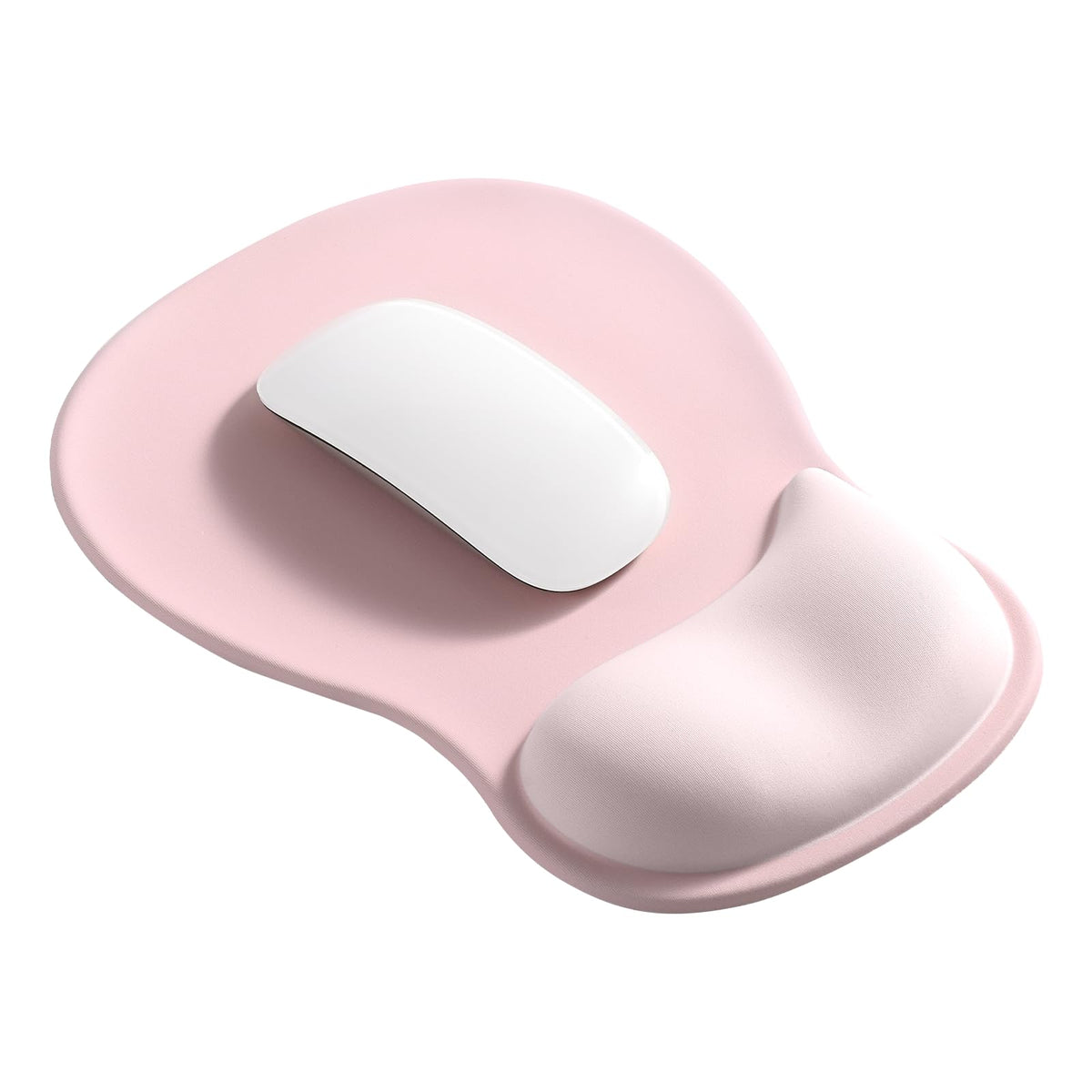 EooCoo Mouse Pad with Gel Wrist Rest, Ergonomic Mousepad Wrist Alignment | Middle Concave Design for Natural Wrist Alignment, Non-Slip Base Mousepad, Carpal Tunnel Relief, Office Desk Accessories