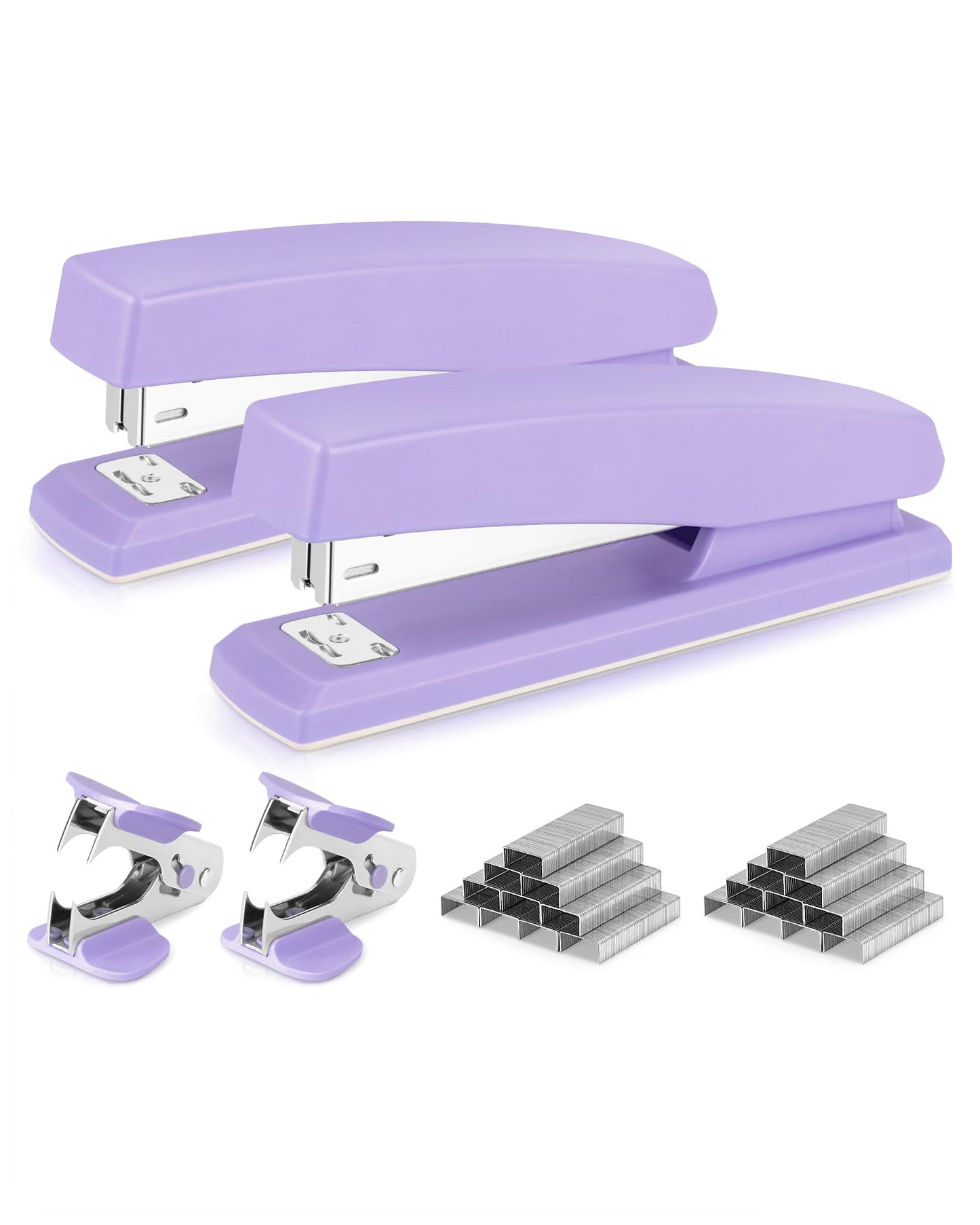 Deli Stapler, 25 Sheet Capacity, 1000 Staples & Staple Remover, Blue