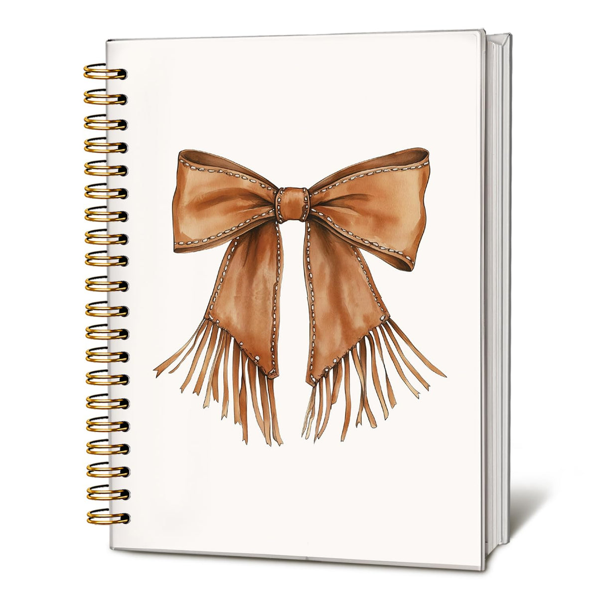 Cute Pink Bow Journal for Teen Girls & Women, Cute School Supplies - Cute Preppy Bow Stuff Birthday Gifts for Women Girls, Coquette Stuff Pink Bow Bible Hardcover Spiral Notebook 5.5x8.3