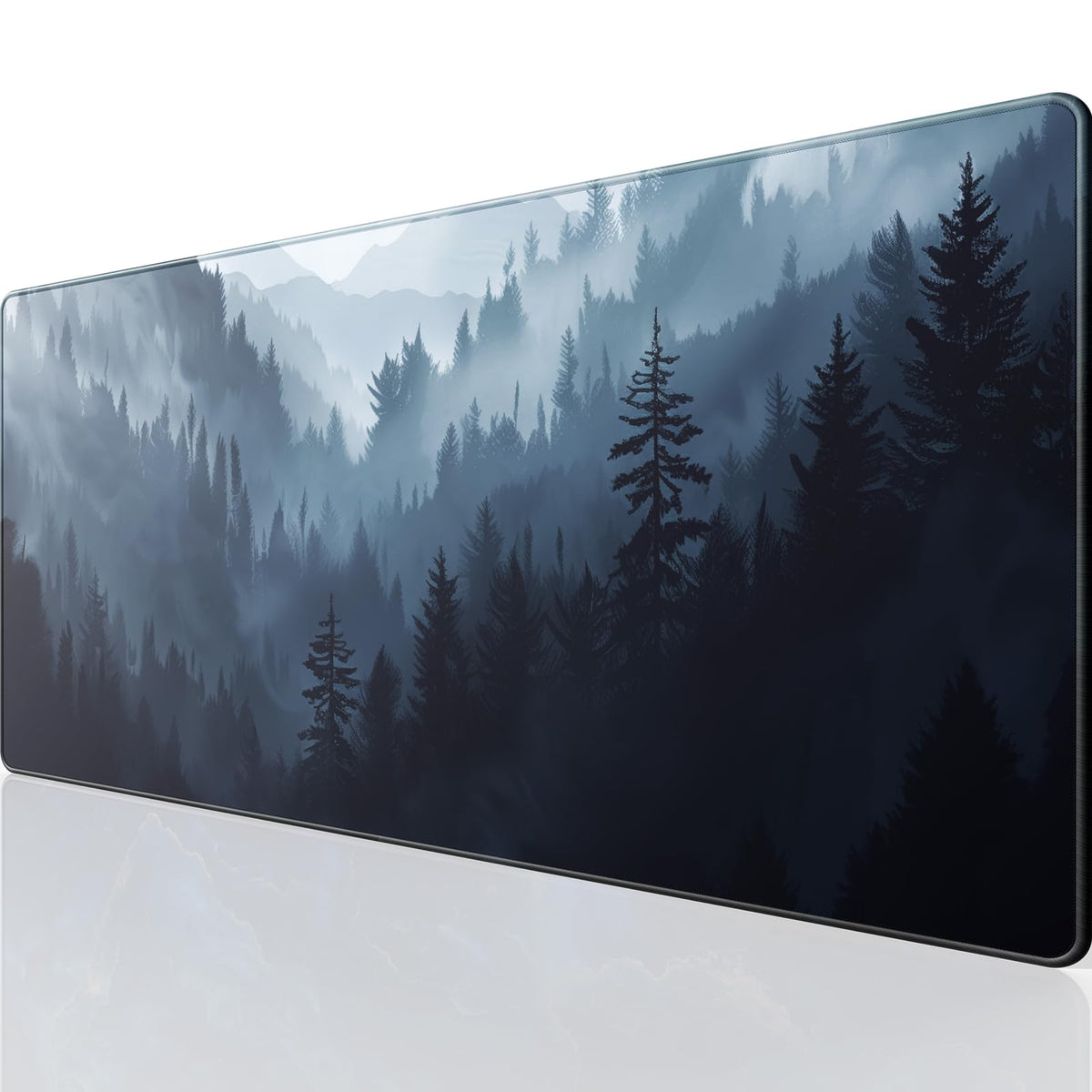 KTRIO Large Gaming Mouse Pad Desk Mat for Gamer, 31.5" x 11.8", Black, XL | Extended Size Design, Superior Micro-Weave Cloth, Non-Slip Rubber Base, Durable Stitched Edges, Water-Resistant Coating