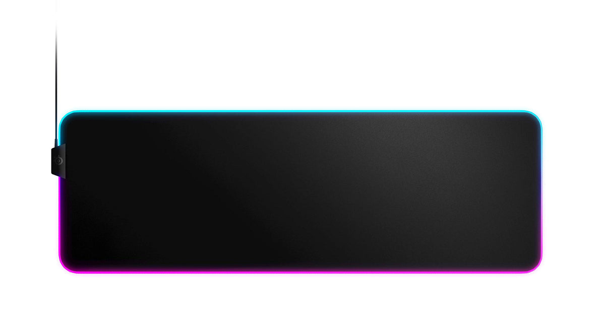 SteelSeries QcK Gaming Mouse Pad - XXL Cloth - Peak Tracking and Stability - Esports Mousepad - Never-Slip - Full Desk Coverage