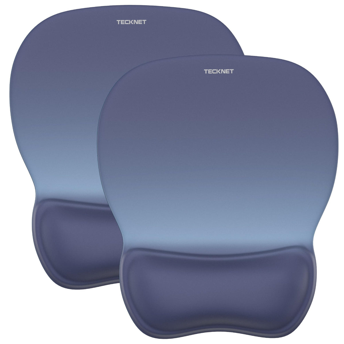 TECKNET Gel Ergonomic Mouse Pad with Wrist Rest, Non-Slip PU Base, Gradient | Comfortable Gel Cushion, Pain Relief, Smooth and Waterproof Surface, Mouse Pad with Wrist Rest for Office, Gaming and Study