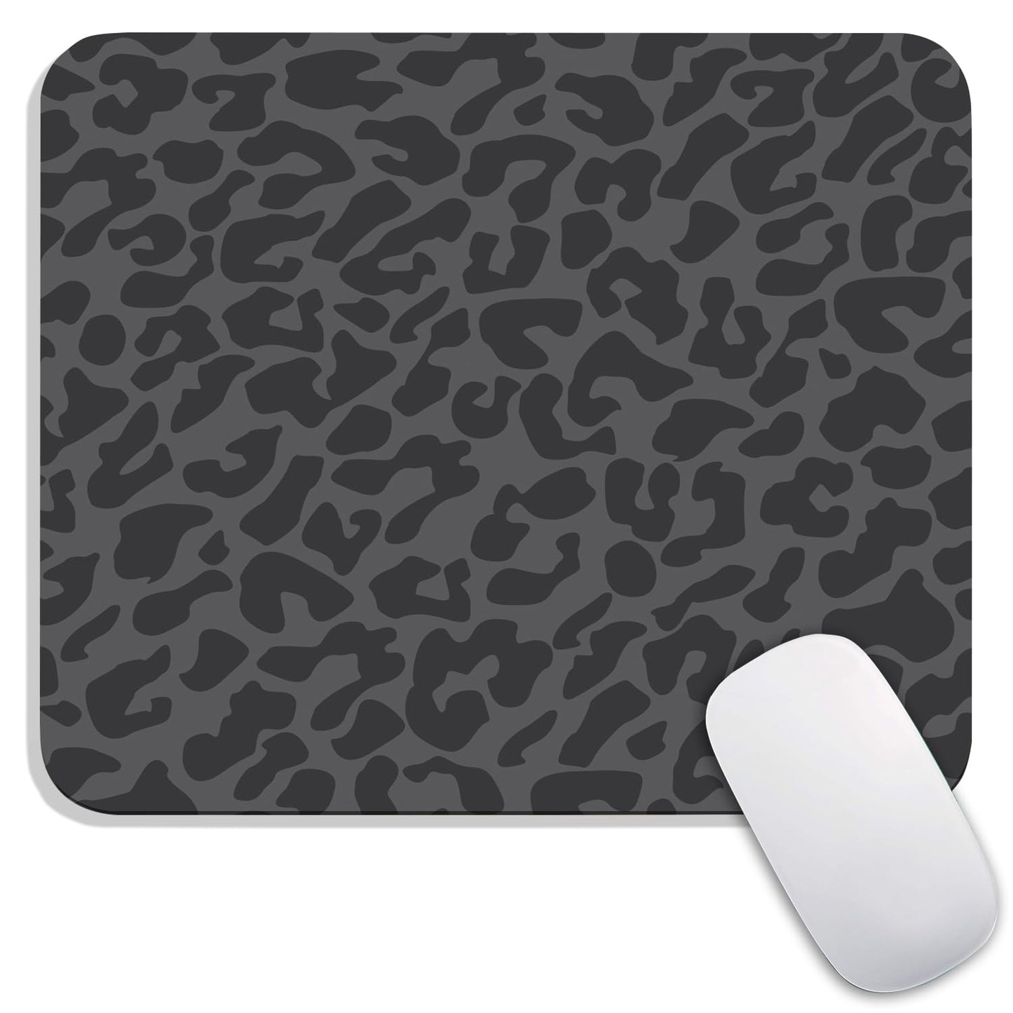 Square Mouse Pad Beautiful Flowers Plants, Personalized Premium-Textured Custom Mouse Mat Design, Washable Mousepad Cloth, Non-Slip Rubber Base Computer Mouse Pads for Wireless Mouse