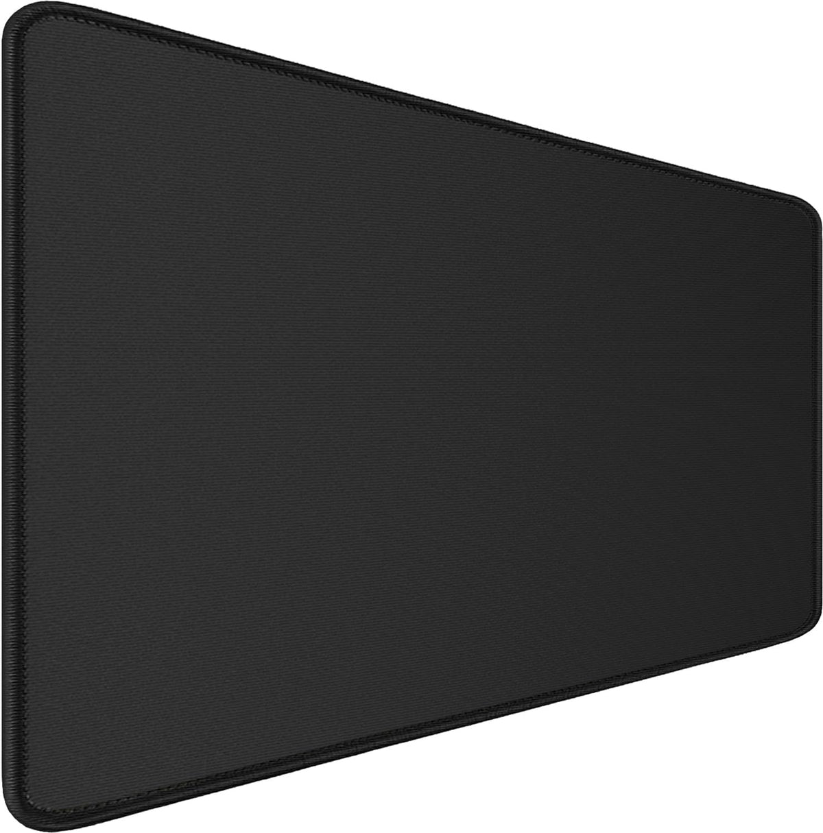 Mouse Pad Gaming, Extra Large Mousepad with Stitched Edges, Non-Slip Base | Large MousePad, Premium Microfiber Cloth Surface, Waterproof Keyboard Desk Mat for Home Office Gaming, 31.5 x 11.8 in, Black