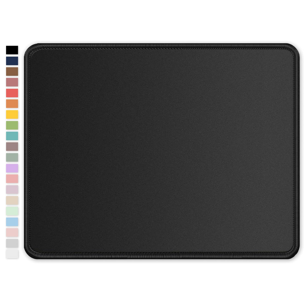 ITNRSIIET Mouse Pad with Stitched Edge Premium Textured Smooth Precise Operation Waterproof Washable Non-Slip Rubber Base Desktop Protection Mat, 10.2×8.3×0.12 inches, Palm Texture