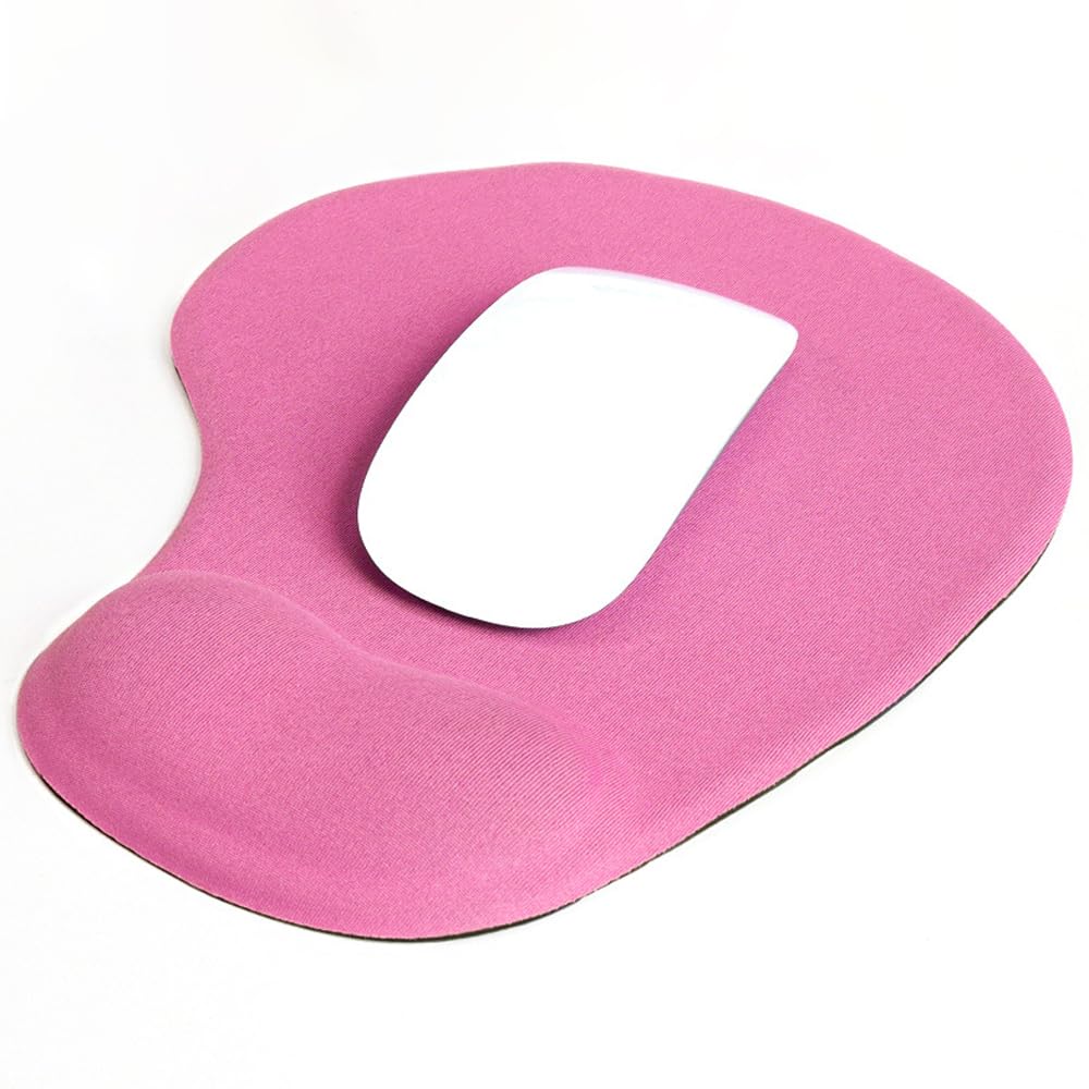 Ergonomic Mouse Pad with Wrist Rest, Gel Wrist Support Mousepad, Pain Relief Laptop Computer Mouse Pad, Non-Slip Mouse Pads for Office & Home (Black, 9.5 x 8.3 in)