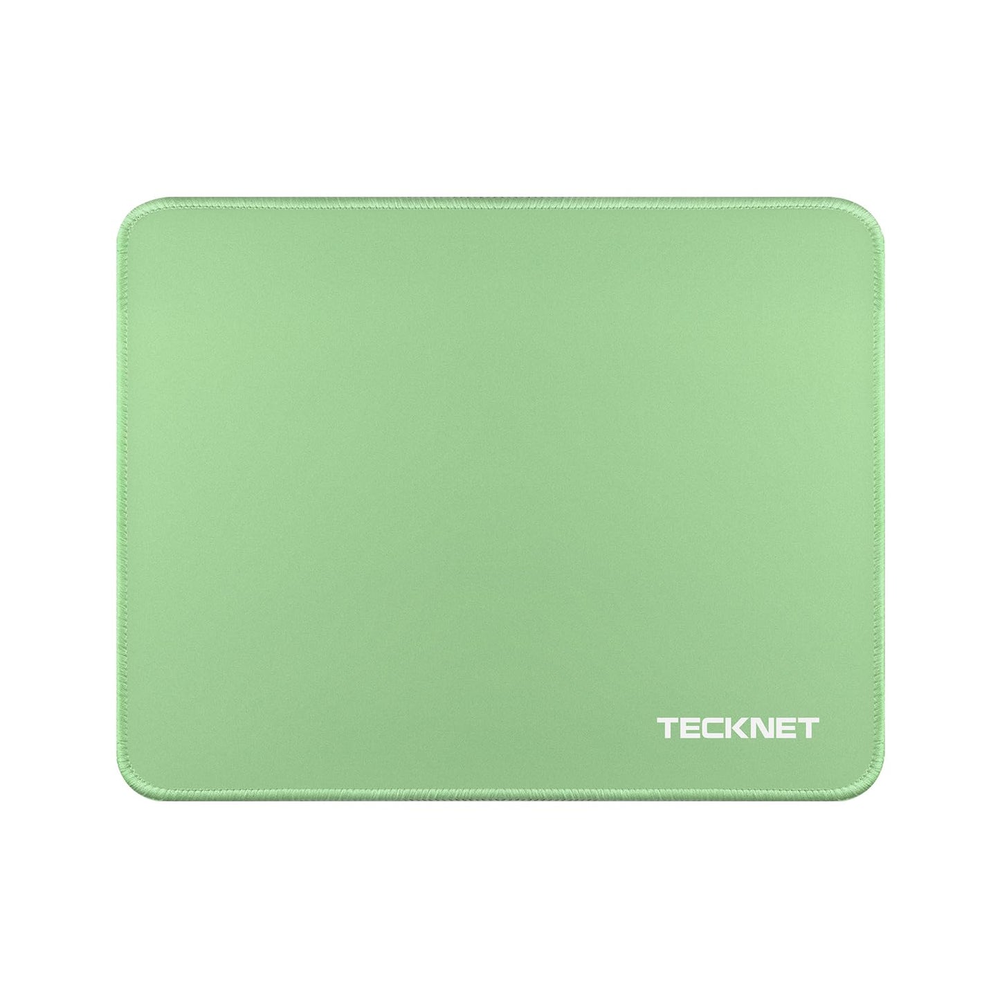 TECKNET Mouse Pad with Durable Anti-fray Stitching, Black Small Mousepad | Anti-slip Rubber Base, Ultra-smooth Surface, Waterproof Material, Gaming Mouse Mat for Laptop for Laser and Optical Mice