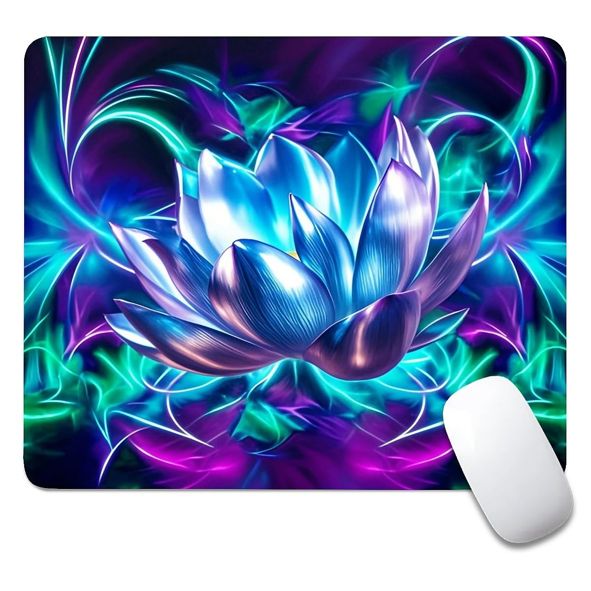 Beach Sunset Mouse Pad,Cute Mouse pad,Custom Small Mouse Pads with Designs,Portable Office Non-Slip Rubber Base Wireless Mouse Pad for Laptop