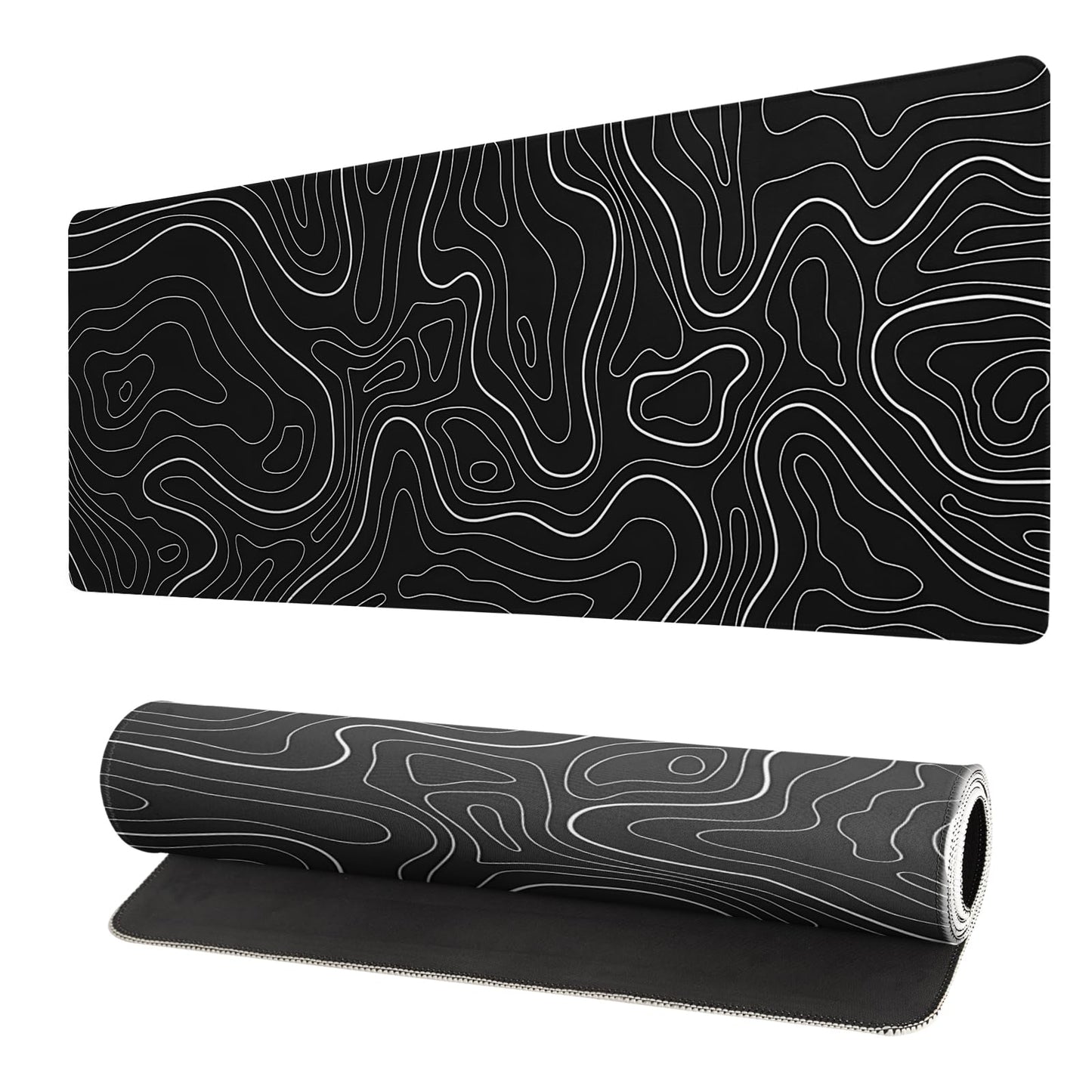 Japanese Mouse Pad, Large Japanese Desk Mat, XL Anime Gaming Keyboard Mat, Non-Slip Rubber Base, Big Extended Desk Protector for Home Office, 31.5”x11.8”