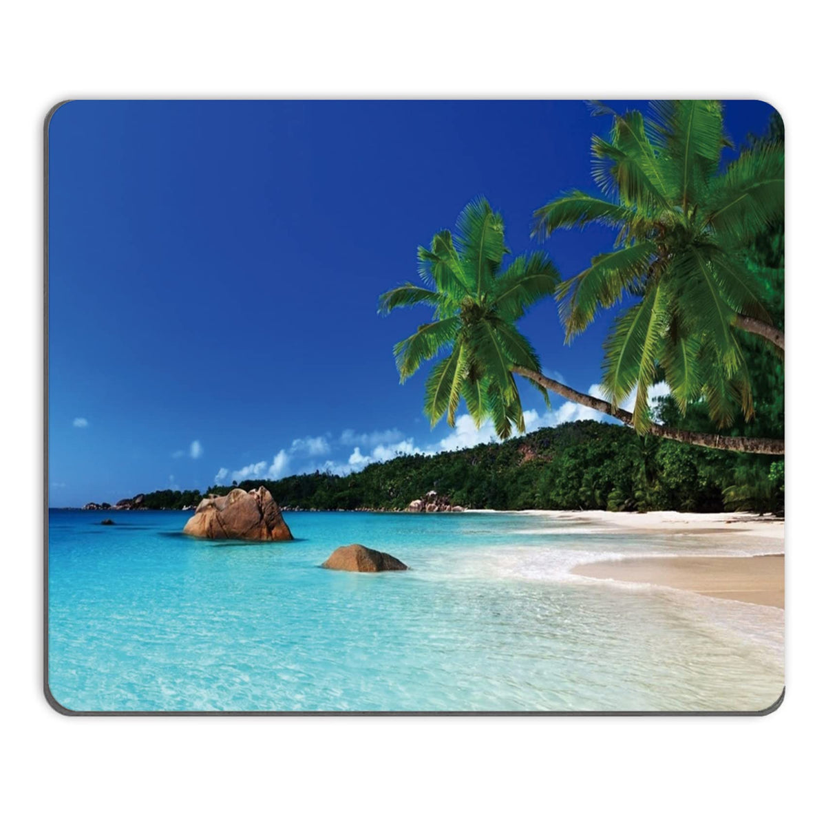 Mouse Pad, Square Mousepad, Personalized Premium-Textured, Non-Slip Rubber Base Mouse Mat, Waterproof Gaming Mouse Pad for Wireless Mouse, Computers, Laptop, Office, Home (Purple Butterfly)