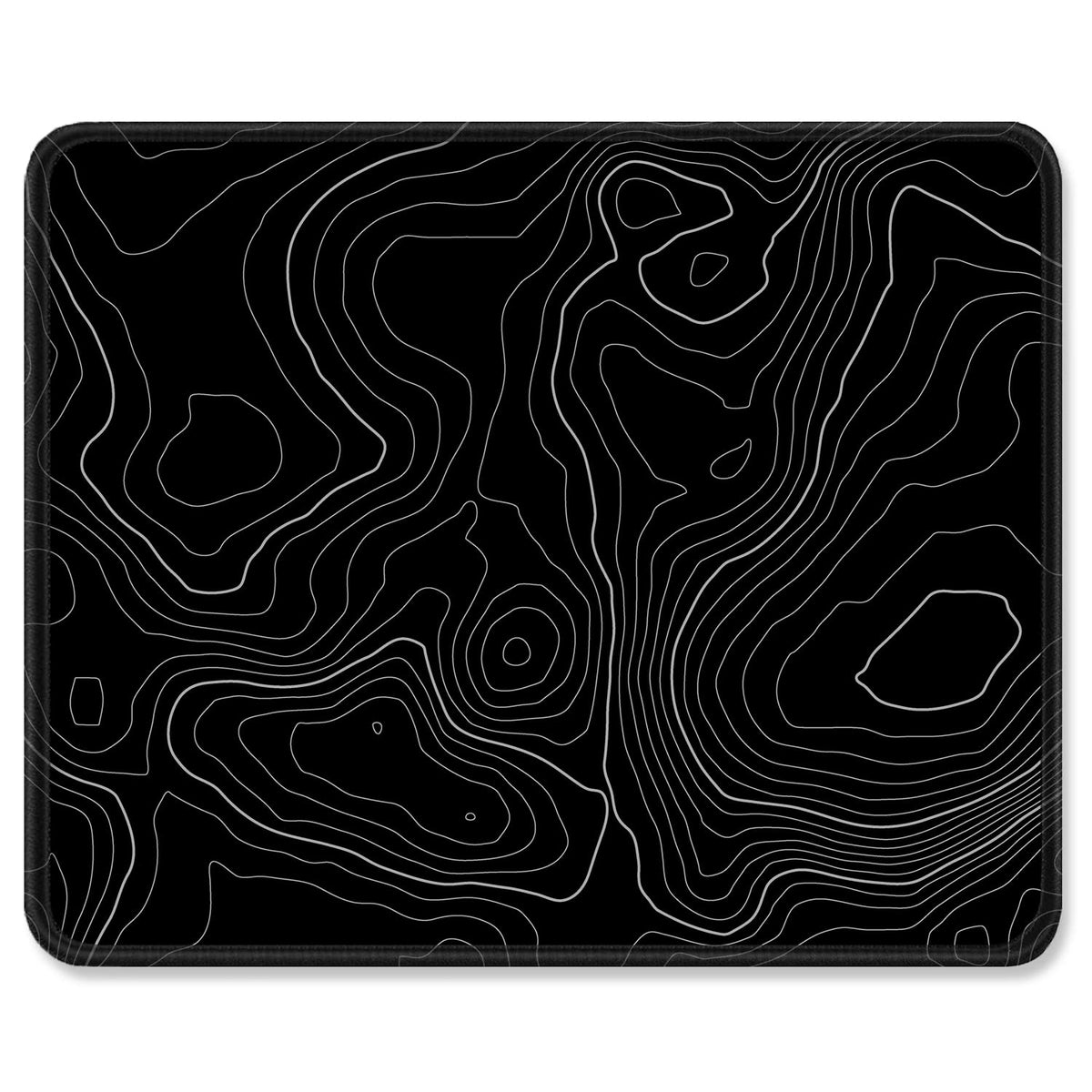 ITNRSIIET Mouse Pad with Stitched Edge Premium Textured Smooth Precise Operation Waterproof Washable Non-Slip Rubber Base Desktop Protection Mat, 10.2×8.3×0.12 inches, Palm Texture