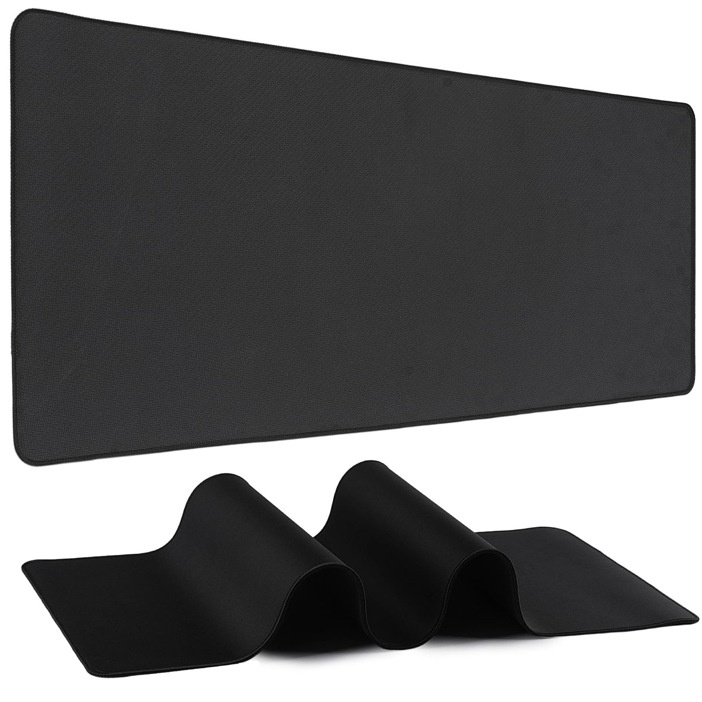 Mouse Pad Gaming - Desk Mat for Keyboard and Mouse - Kanagawa Large Mouse Pad for Desk, Japanese Sea Wave Mousepad (31.5 x 11.8inch) with Non-Slip Base, Desks Pad Mat for Game, Office and Home
