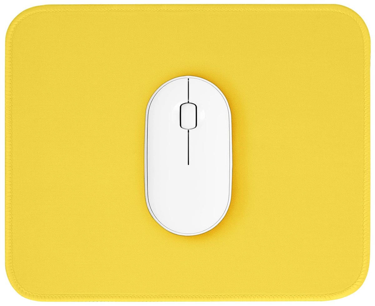 Pink Mouse Pad, Nice and Cute Mouse Pad, Splash-Proof Textured 10.2 x 8.2Inch, Stitched Edge Non-Slip Waterproof Rubber