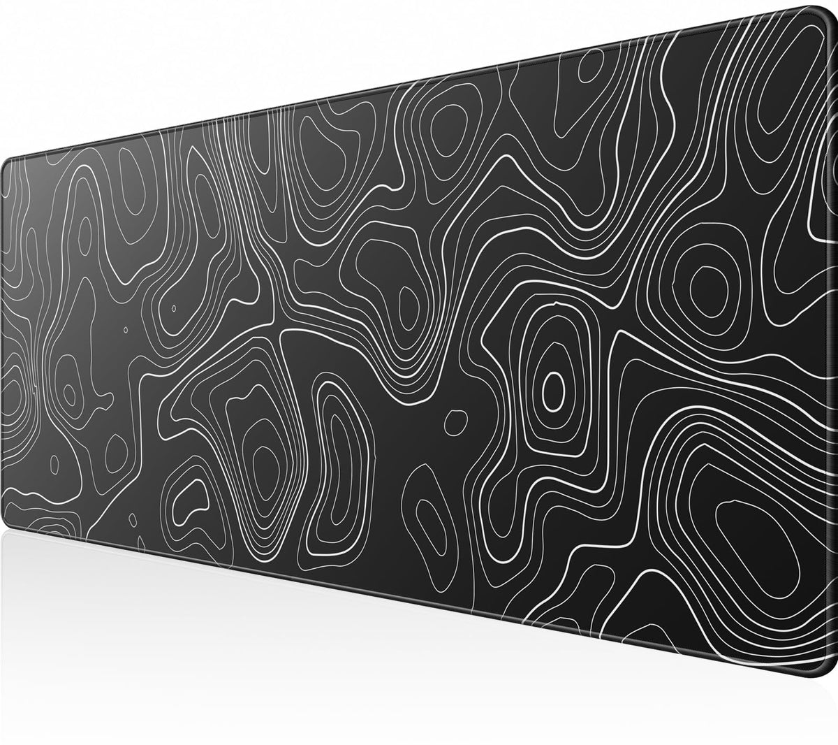 KTRIO Large Gaming Mouse Pad Desk Mat for Gamer, 31.5" x 11.8", Black, XL | Extended Size Design, Superior Micro-Weave Cloth, Non-Slip Rubber Base, Durable Stitched Edges, Water-Resistant Coating