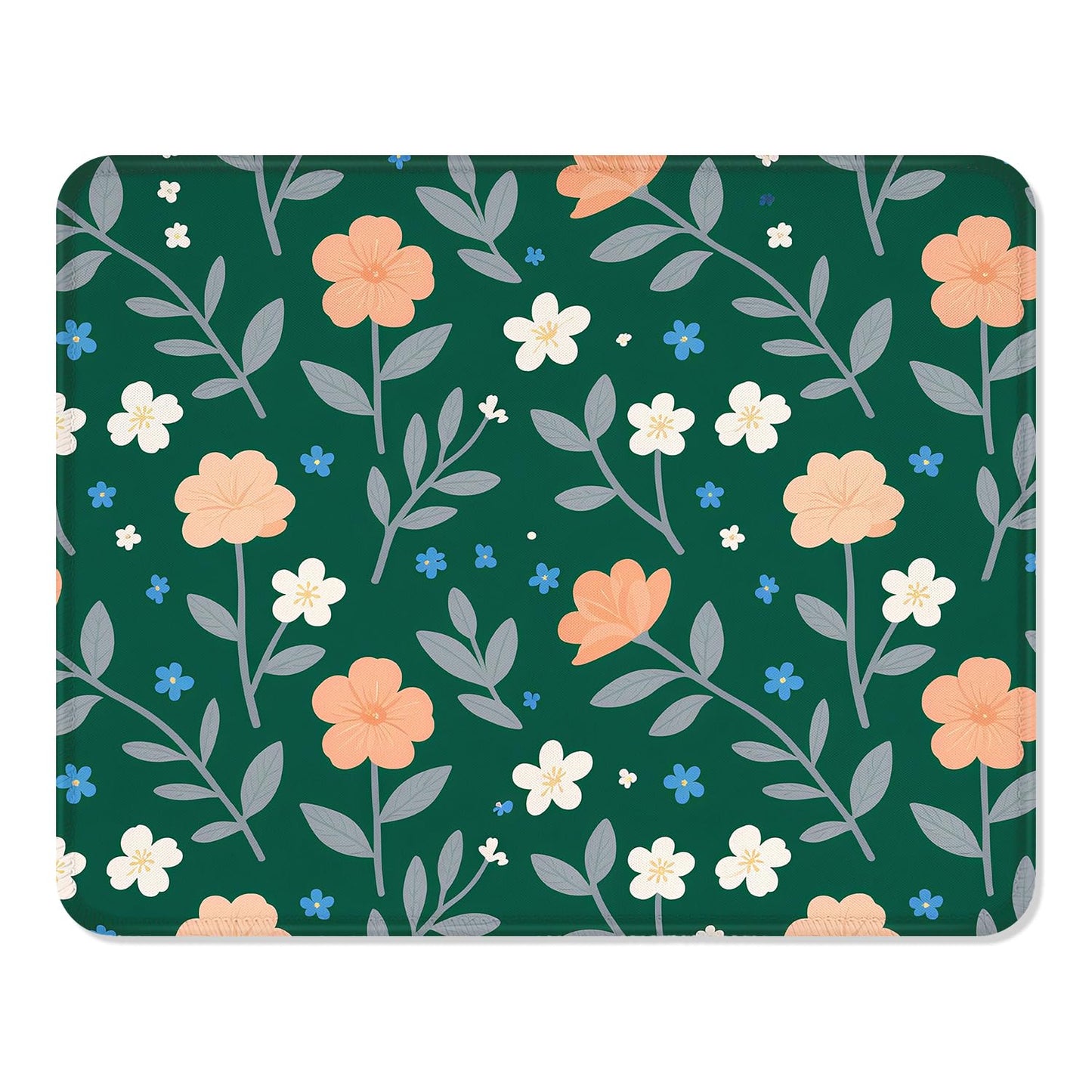 ITNRSIIET Mouse Pad with Stitched Edge Premium Textured Smooth Precise Operation Waterproof Washable Non-Slip Rubber Base Desktop Protection Mat, 10.2×8.3×0.12 inches, Palm Texture