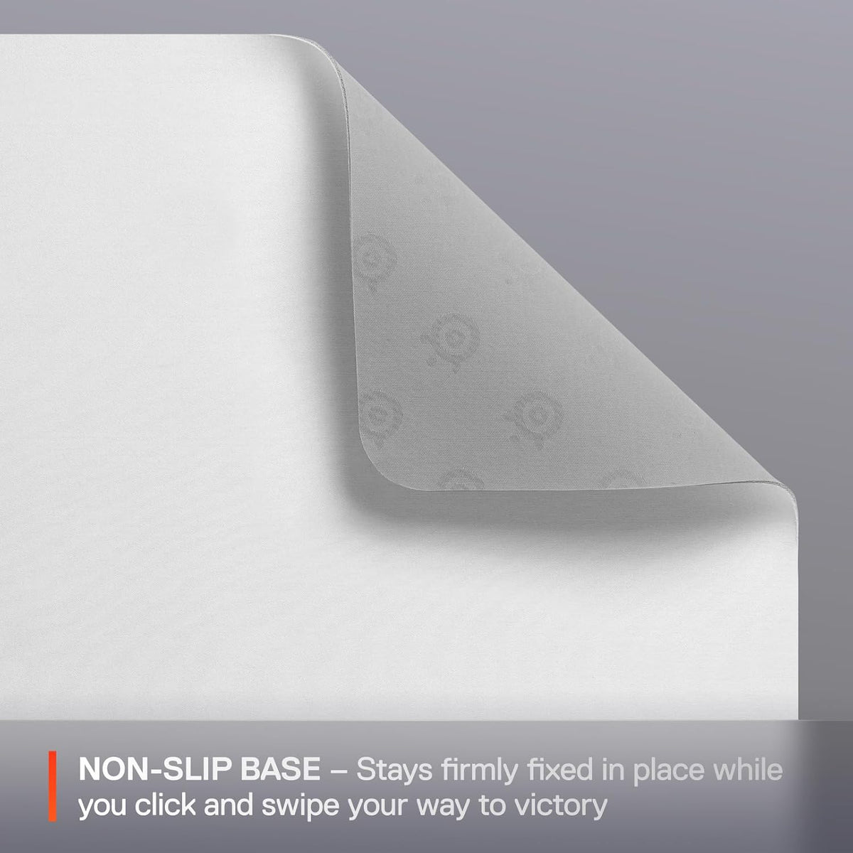 SteelSeries QcK Cloth Gaming Mouse Pad - Exclusive Micro-Woven Surface - Optimized for Gaming Sensors - Maximum Control - Size M - White