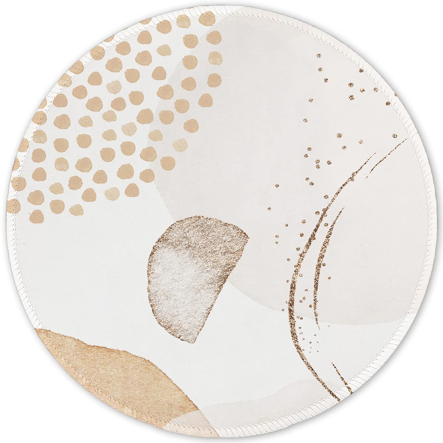 ITNRSIIET Marble Round Mouse Pad Pink Marble Customized Premium-Textured Washable Desktop Protection Mouse Mat with Non-Slip Rubber Base 7.87×7.87×0.12 inches, Pink Marble