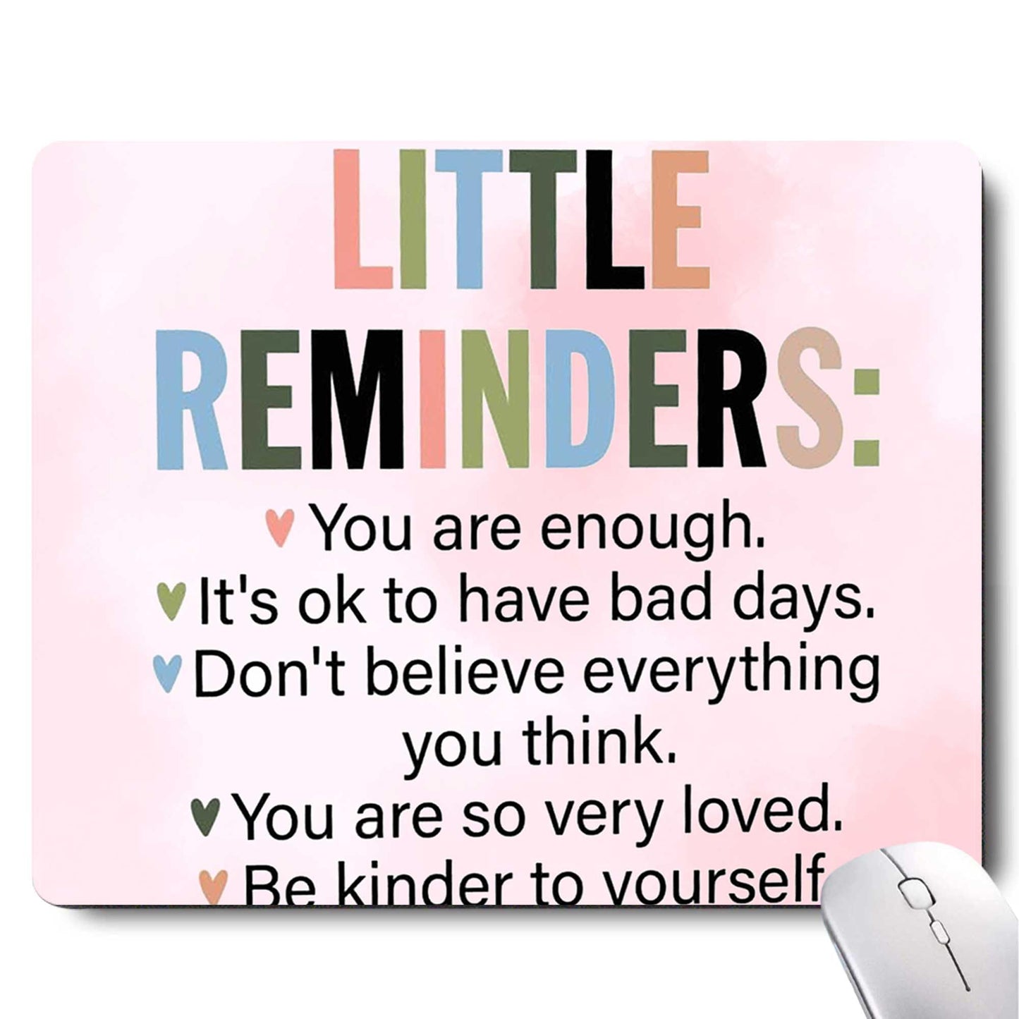 Gorgeous Flowers Plants Mouse Pad,Pink Floral Rose Mouse Pads for Desk,Soft Computer Mouse Mat Cute Mousepad Cloth Computer Mouse Pads for Women,Square Waterproof Non-Slip Rubber Base MousePads