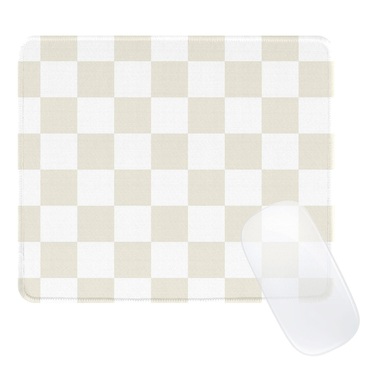 Cute Blue Stripes Mouse Pad, Waterproof Aesthetics Mouse Pads Design, Non-Slip Rubber Base Computer Simple Funny Mousepad,Small Mouse Mat Desk Accessories,Light Blue