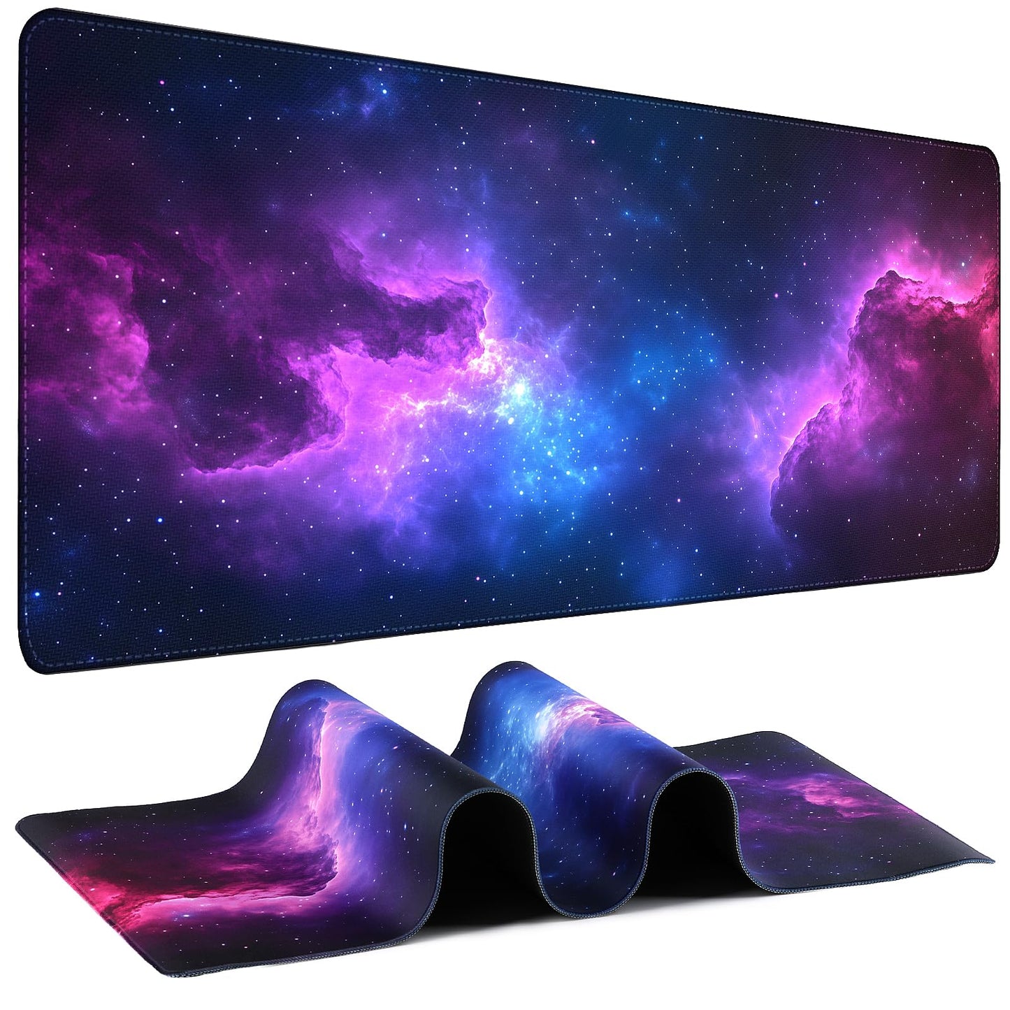 Mouse Pad Gaming - Desk Mat for Keyboard and Mouse - Large Mouse Pads for Desk, Gaming Mousepad with Non-Slip Base, Desks Pad (31.5" X 11.8") for Game, Office and Home