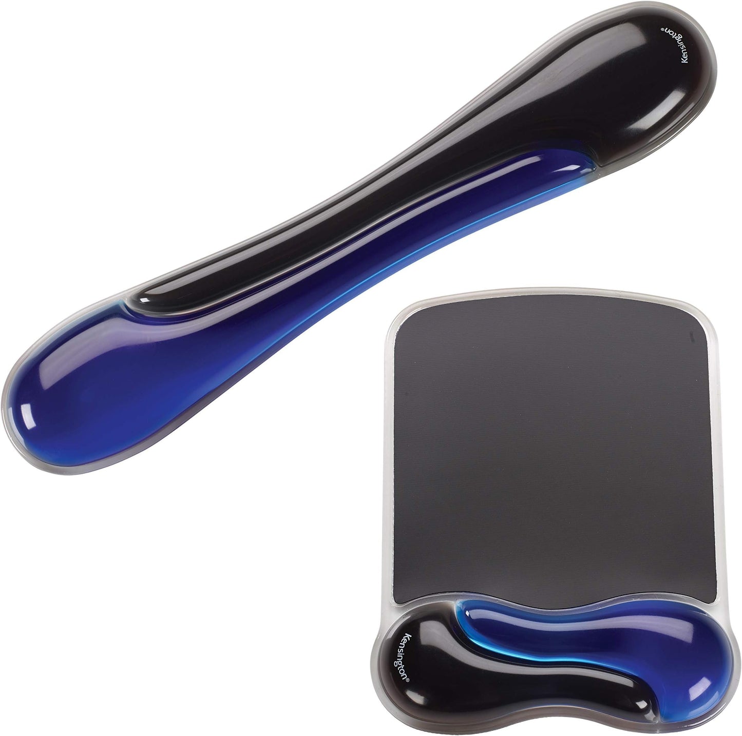 Kensington Duo Gel Mouse Pad with Wrist Rest, Ergonomic Wrist Support for Pain Relief, Comfortable Non-Skid Gel Pad for Computer, Laptop, Office & Home 9.6" x 7.6", Blue K62401AM | Ergonomic wrist support, non-skid gel pad, 9.6 x 7.6 in, pain relief for l