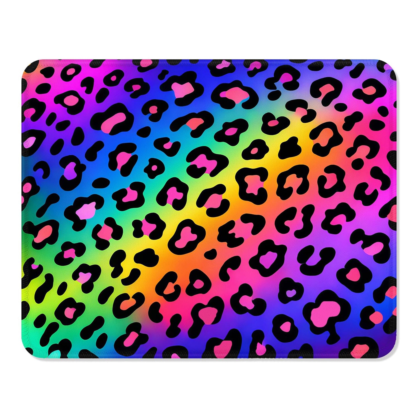 ITNRSIIET Mouse Pad with Stitched Edge Premium Textured Smooth Precise Operation Waterproof Washable Non-Slip Rubber Base Desktop Protection Mat, 10.2×8.3×0.12 inches, Palm Texture