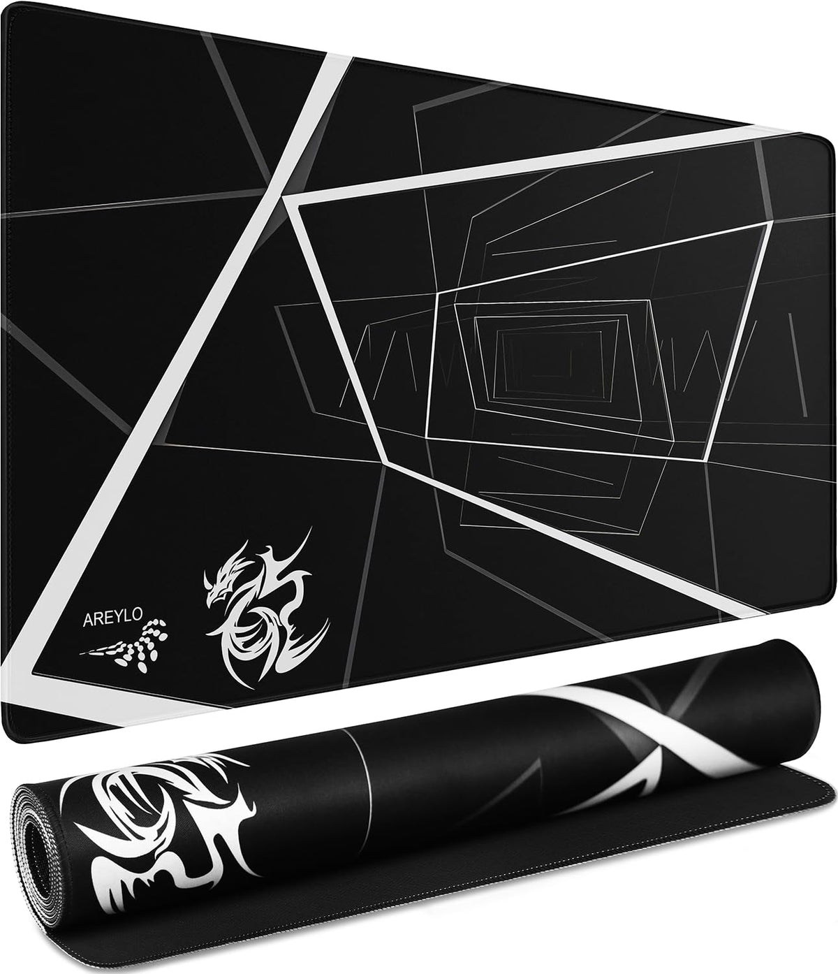 Large Gaming Mouse Pad, Waterproof Extra Large Mousepad with Stitched Edges | Mouse Pad Gaming, 31.5" x 15.7" Non-Slip Rubber Base Office Extended Big Long Keyboard Pad for Office Gamer Home XXL
