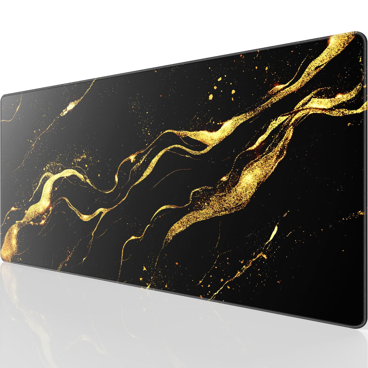 KTRIO Large Gaming Mouse Pad Desk Mat for Gamer, 31.5" x 11.8", Black, XL | Extended Size Design, Superior Micro-Weave Cloth, Non-Slip Rubber Base, Durable Stitched Edges, Water-Resistant Coating