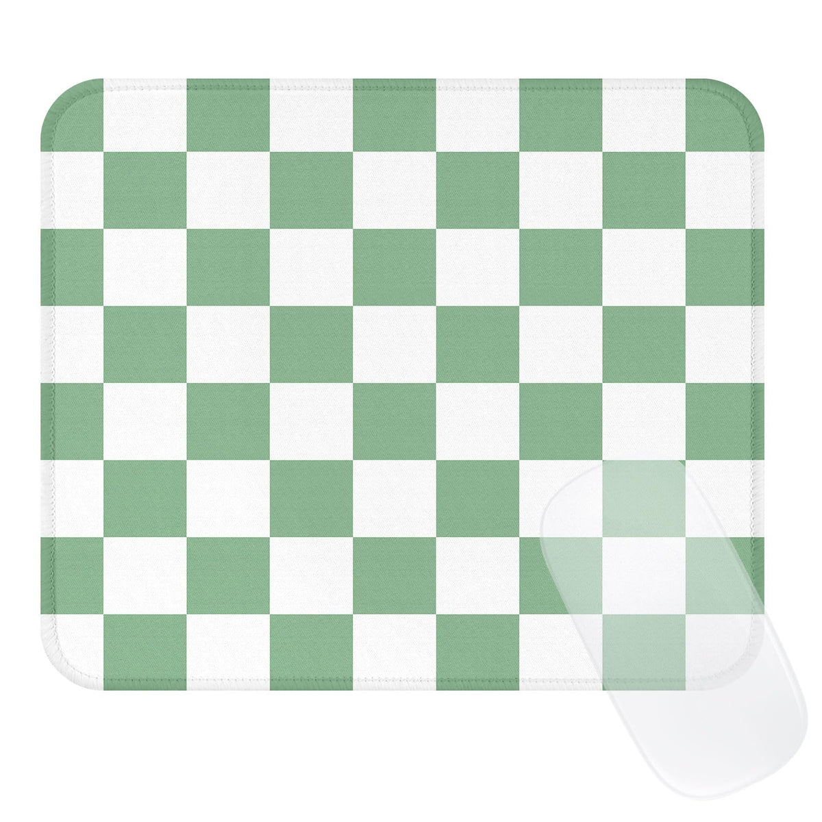 Cute Blue Stripes Mouse Pad, Waterproof Aesthetics Mouse Pads Design, Non-Slip Rubber Base Computer Simple Funny Mousepad,Small Mouse Mat Desk Accessories,Light Blue